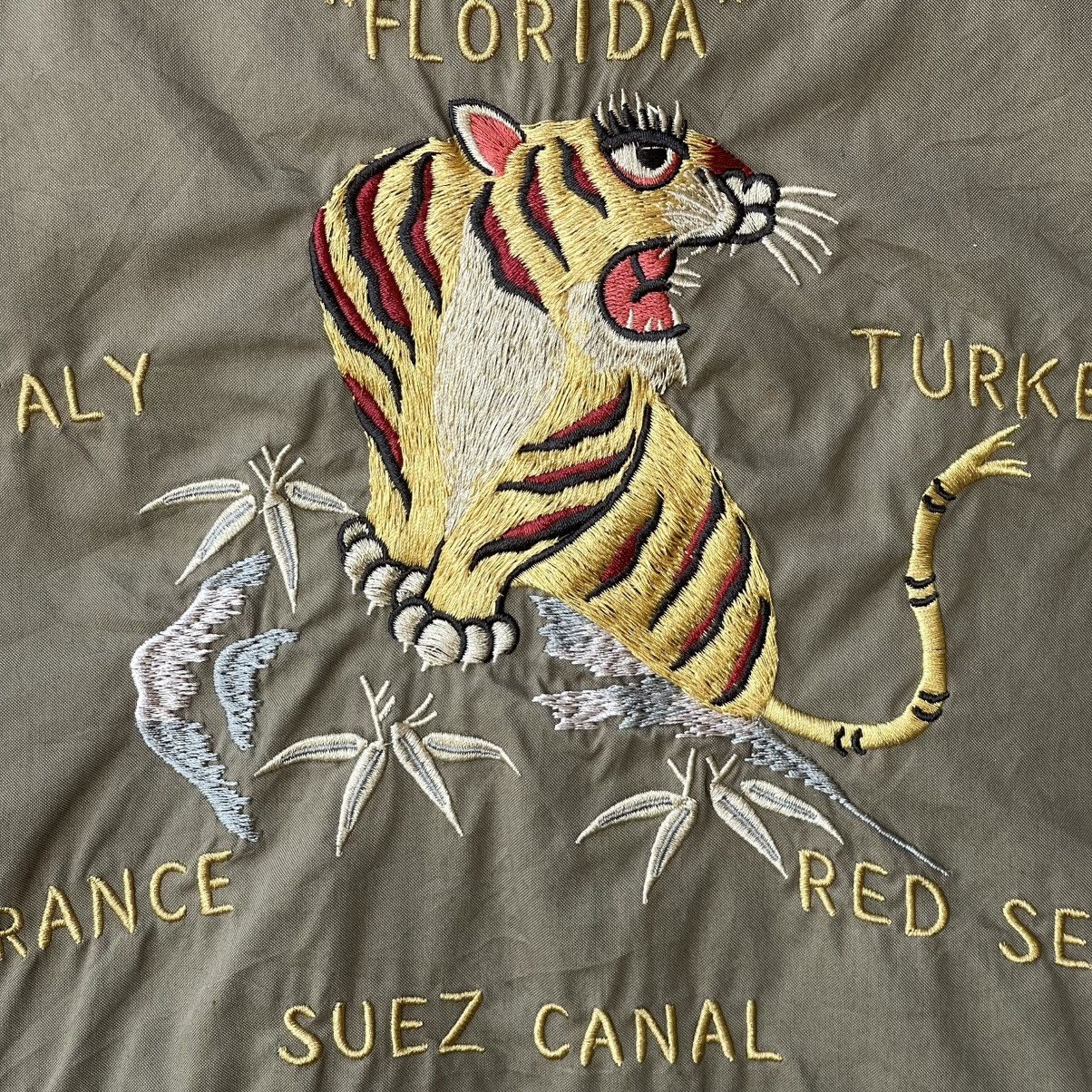 Avirex Vintage 90s Avirex USS Saratoga CV-60 Tour Souvenir Jacket Size US M / EU 48-50 / 2 - 8 Thumbnail
