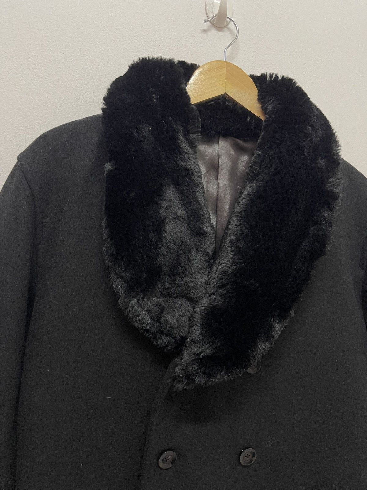 NO ID Vintage NO ID Faux Fur Double Breast Coat Size US M / EU 48-50 / 2 - 3 Thumbnail
