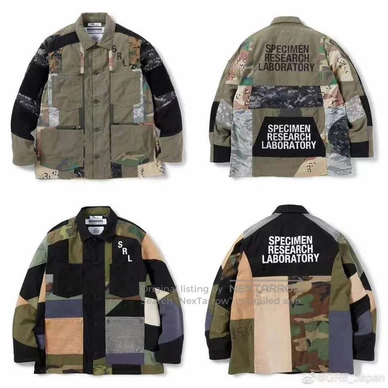Neighborhood Neighborhood Camouflage Patchwork Four Pocket Jacket Size US L / EU 52-54 / 3 - 9 Thumbnail