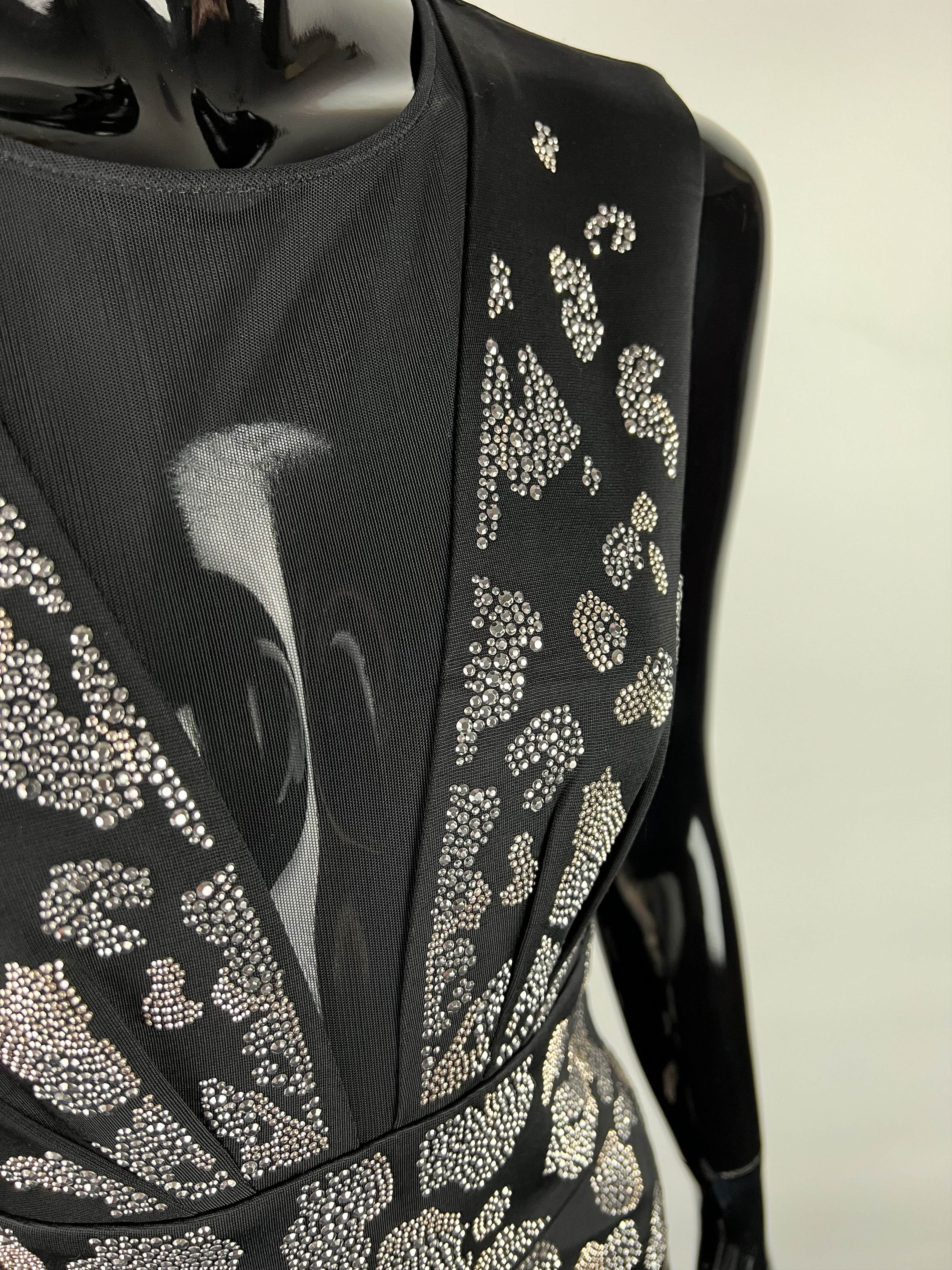 Just Cavalli × Roberto Cavalli Just Cavalli Rhinestones Sleeveless Short Dress Size IT40 Size S / US 4 / IT 40 - 6 Thumbnail