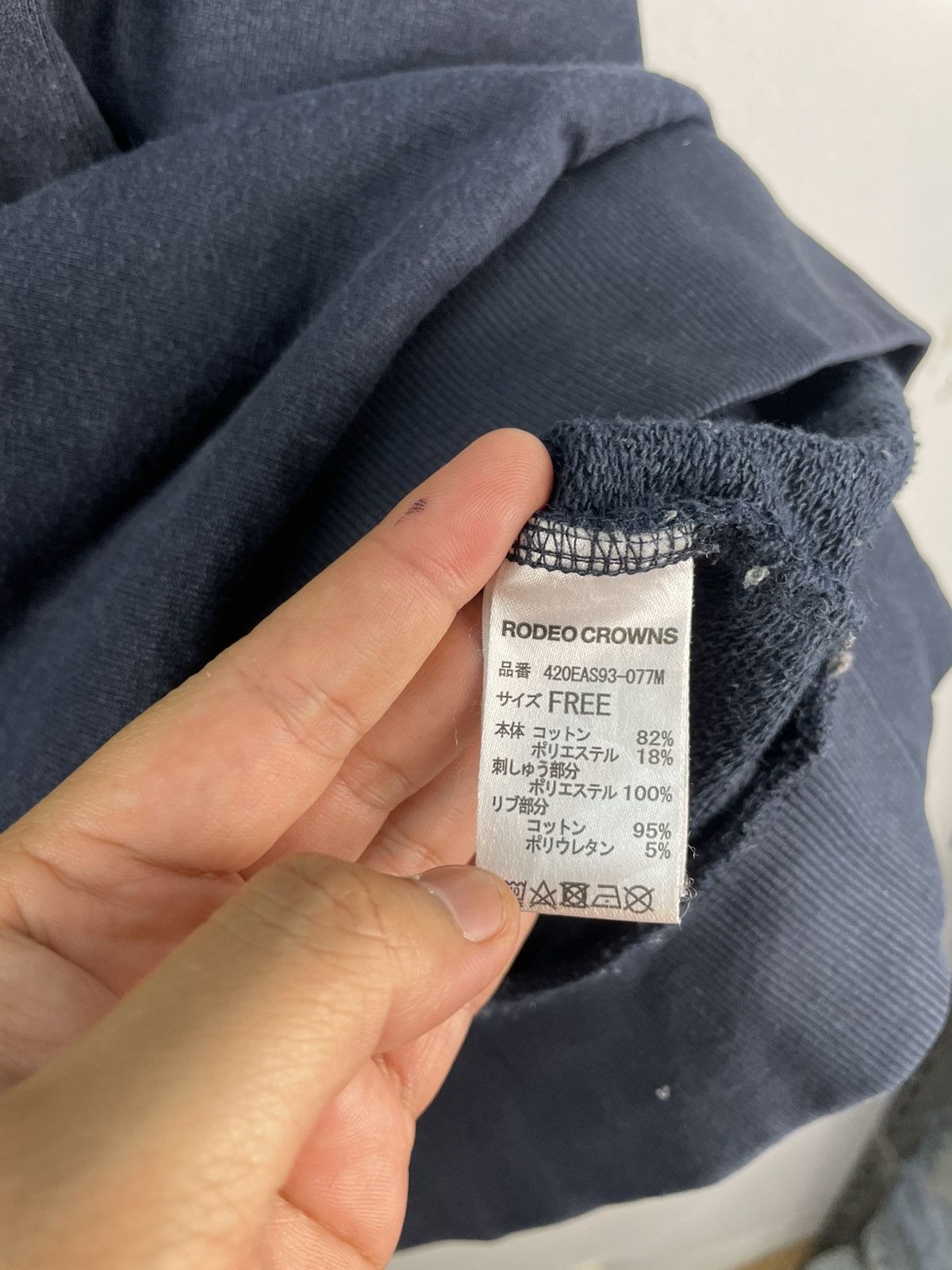 Japanese Brand Vintage Rodeo Crown Sweatshirt Spellout Embroidery Sunfaded Size US XXL / EU 58 / 5 - 10 Thumbnail