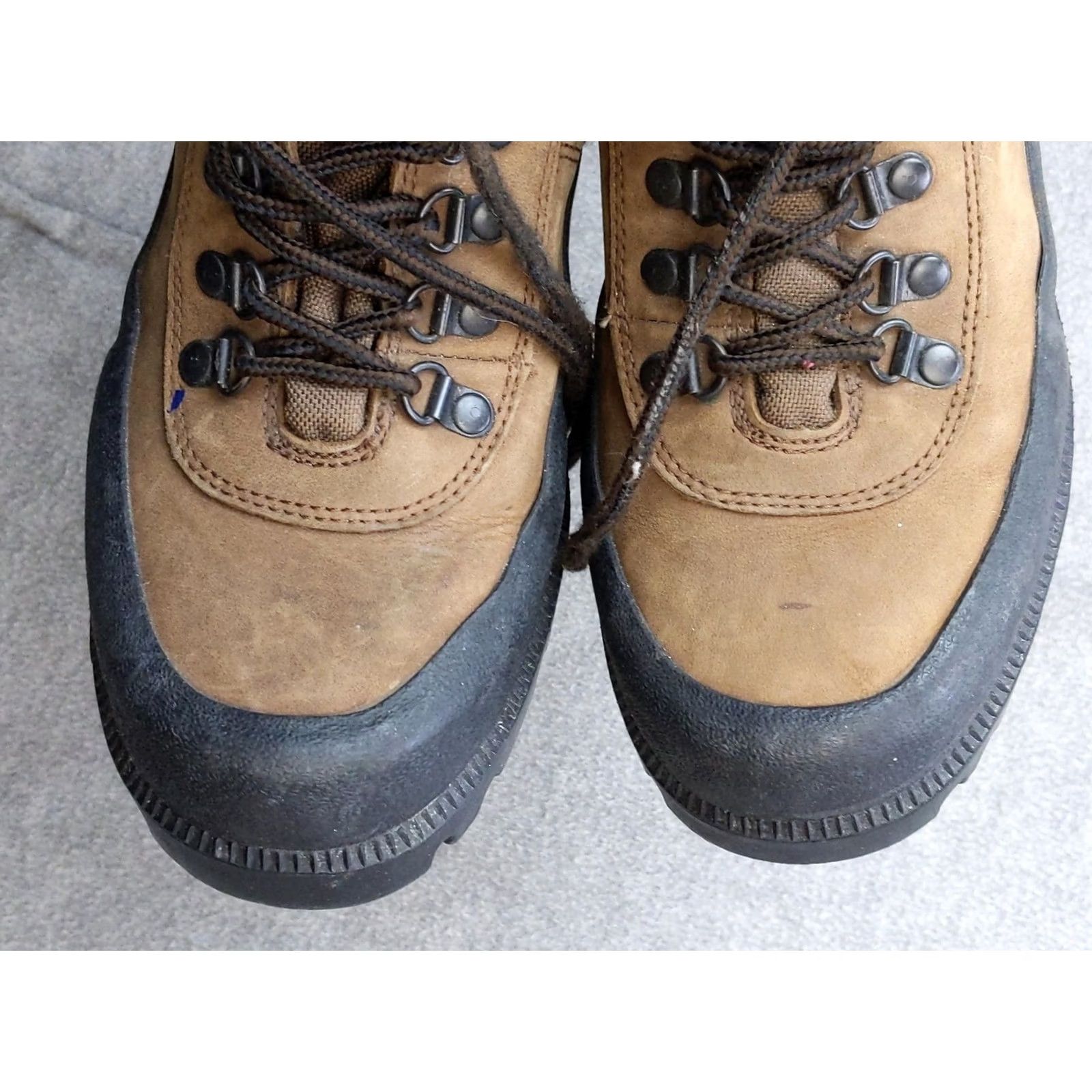 Vintage Sporto Lorena Boots Womens 9 Brown Leather Ankle Snow Winter Lace Up Leather Upper Rubber Outsole Casual Women Size US 9 / IT 39 - 7 Thumbnail