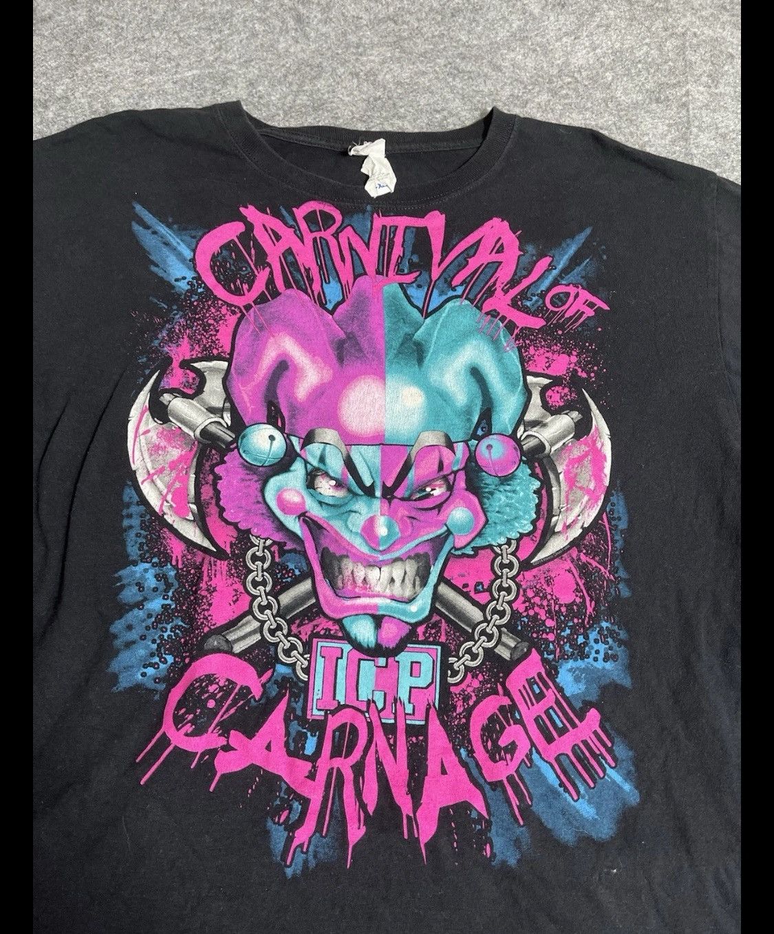 Anvil ICP Carnival of Carnage Tee XL Vintage Anvil Tag Size US XL / EU 56 / 4 - 1 Thumbnail