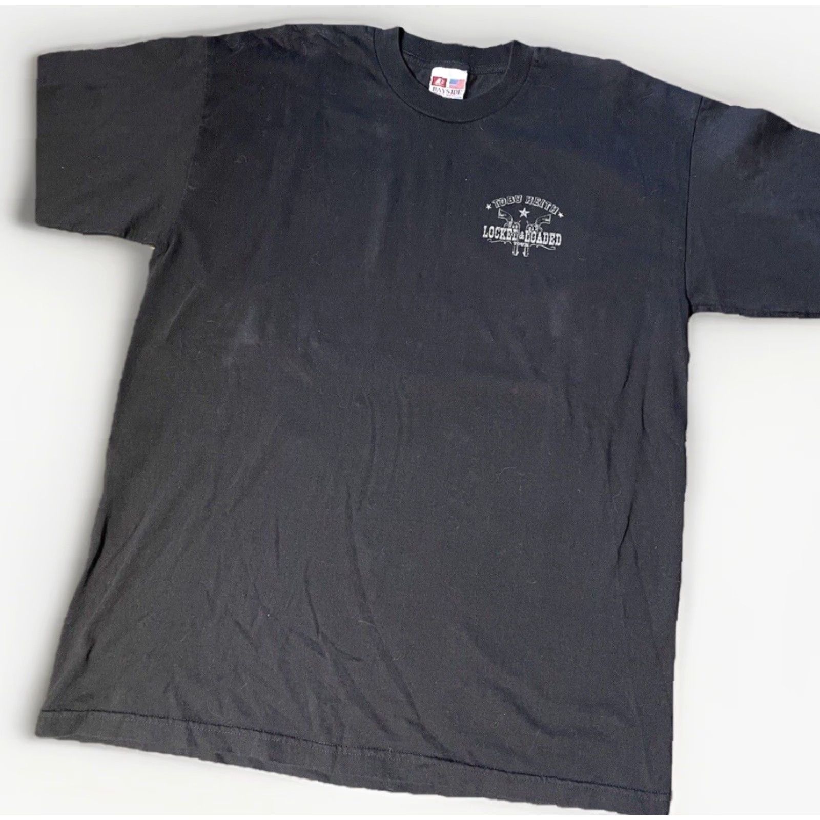 Vintage Toby Keith Tour Shirt Band Country Music Locked and Loaded USA Mens XL Crew 2011 Size US XL / EU 56 / 4 - 2 Thumbnail