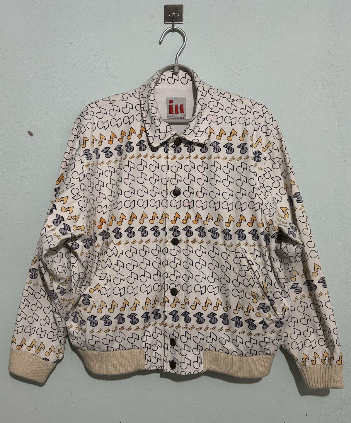 Designer × Japanese Brand Vintage Distressed I.N.Express by Nobuo Ikeda Bomber Jacket Size US L / EU 52-54 / 3 - 1 Thumbnail