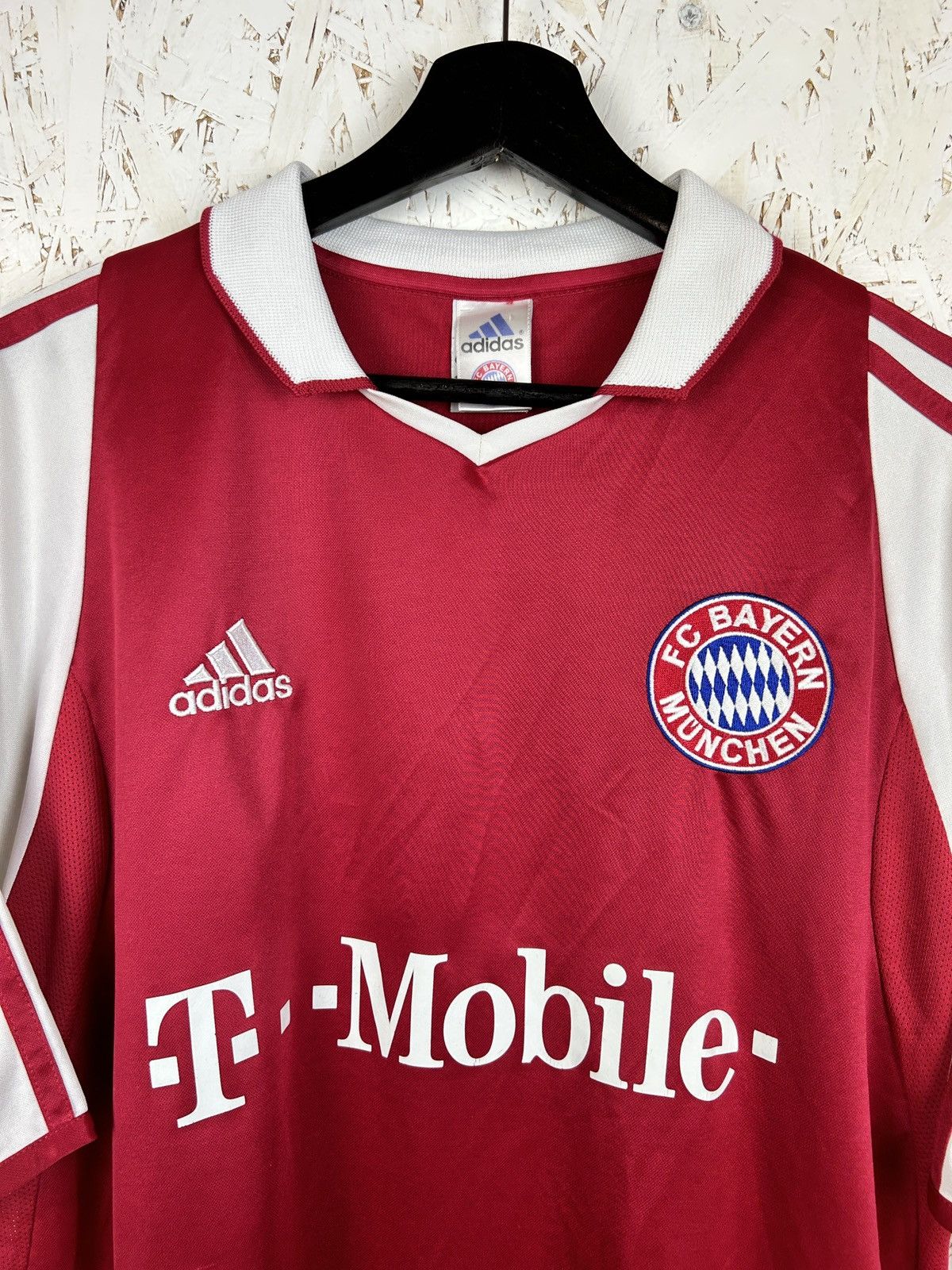 Adidas 00s Adidas Bayern Munchen 2003/04 Home Kit Soccer Jersey L Size US L / EU 52-54 / 3 - 2 Thumbnail