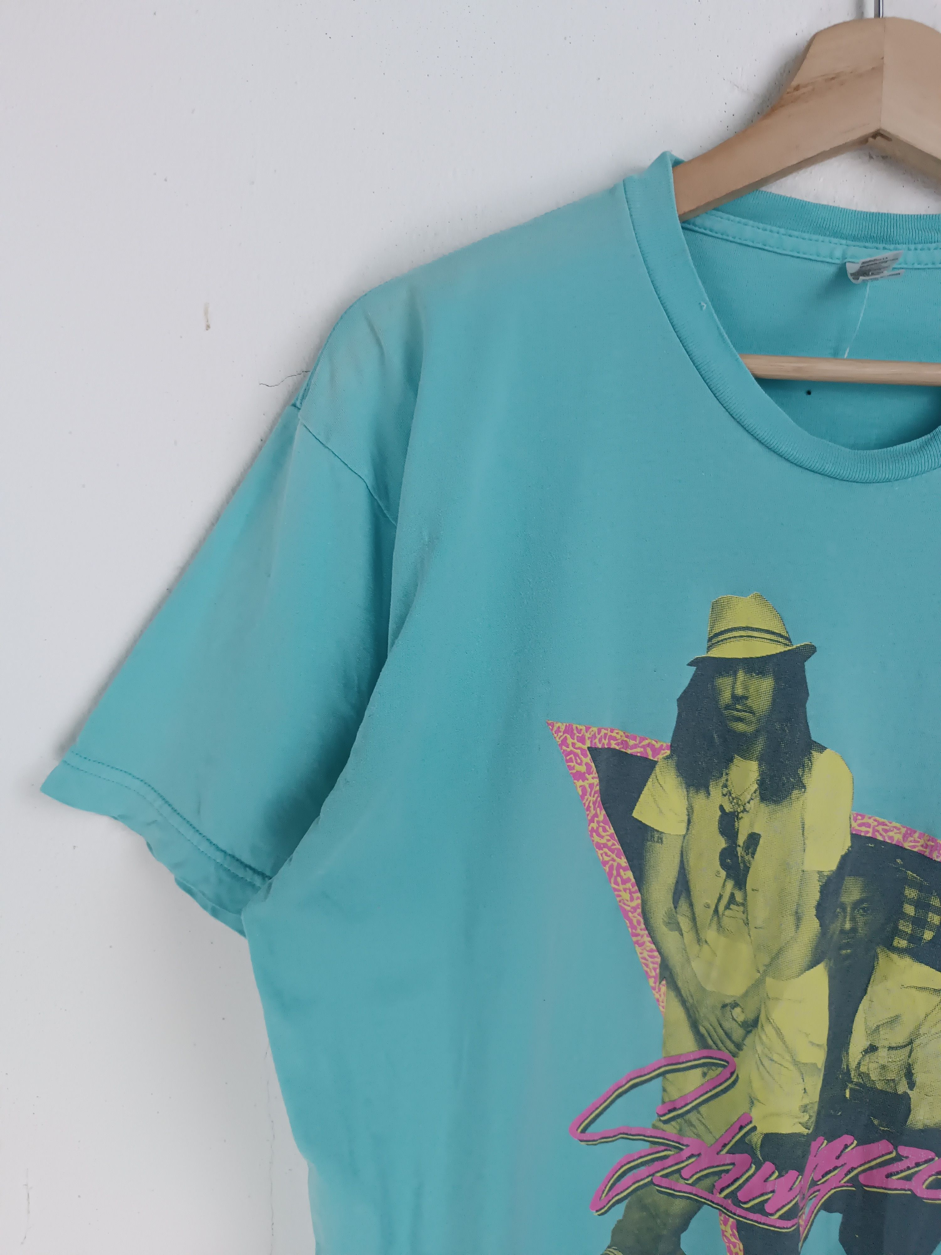 Rap Tees VINTAGE SHWAYZE RAPPERS FADED TEE 50cent snoop kendrick Size US L / EU 52-54 / 3 - 5 Thumbnail