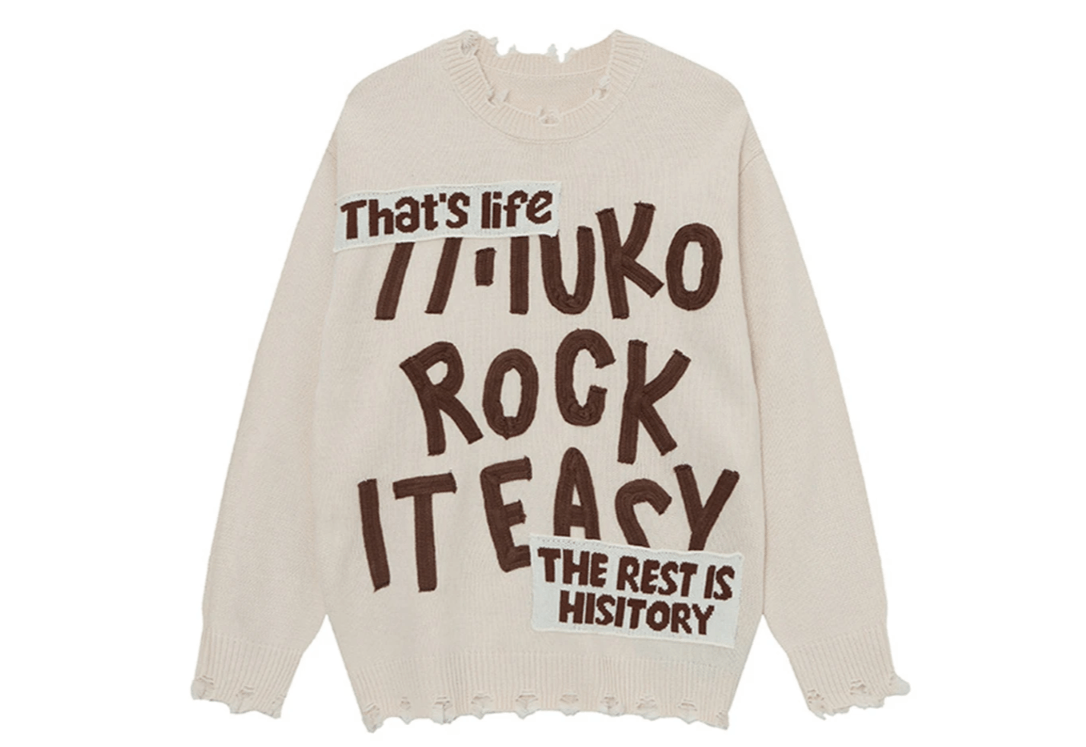 Japanese Brand Streetwear Harajuku Hip Hop Sweaters Size US M / EU 48-50 / 2 - 1 Thumbnail