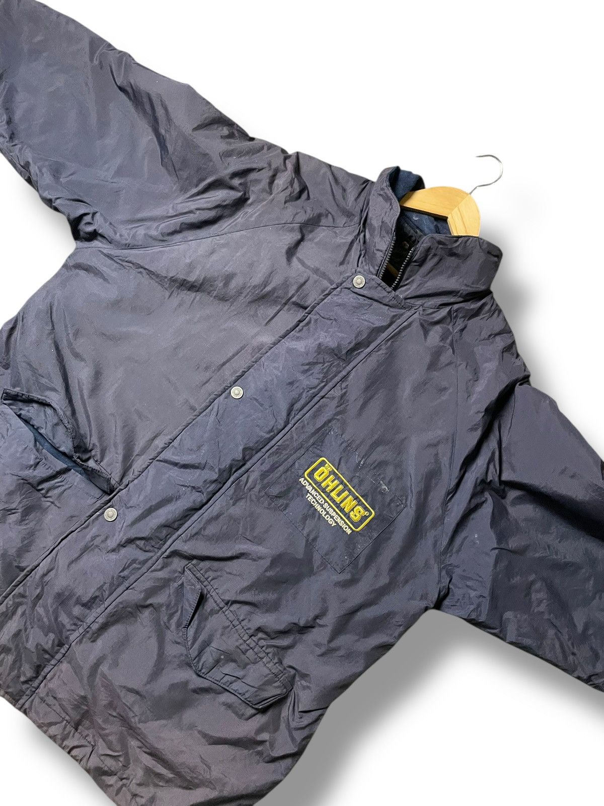 Japanese Brand × Other × Vintage Ohlins Suspension Brand Jacket with Double Pocket (134) Size US L / EU 52-54 / 3 - 7 Thumbnail