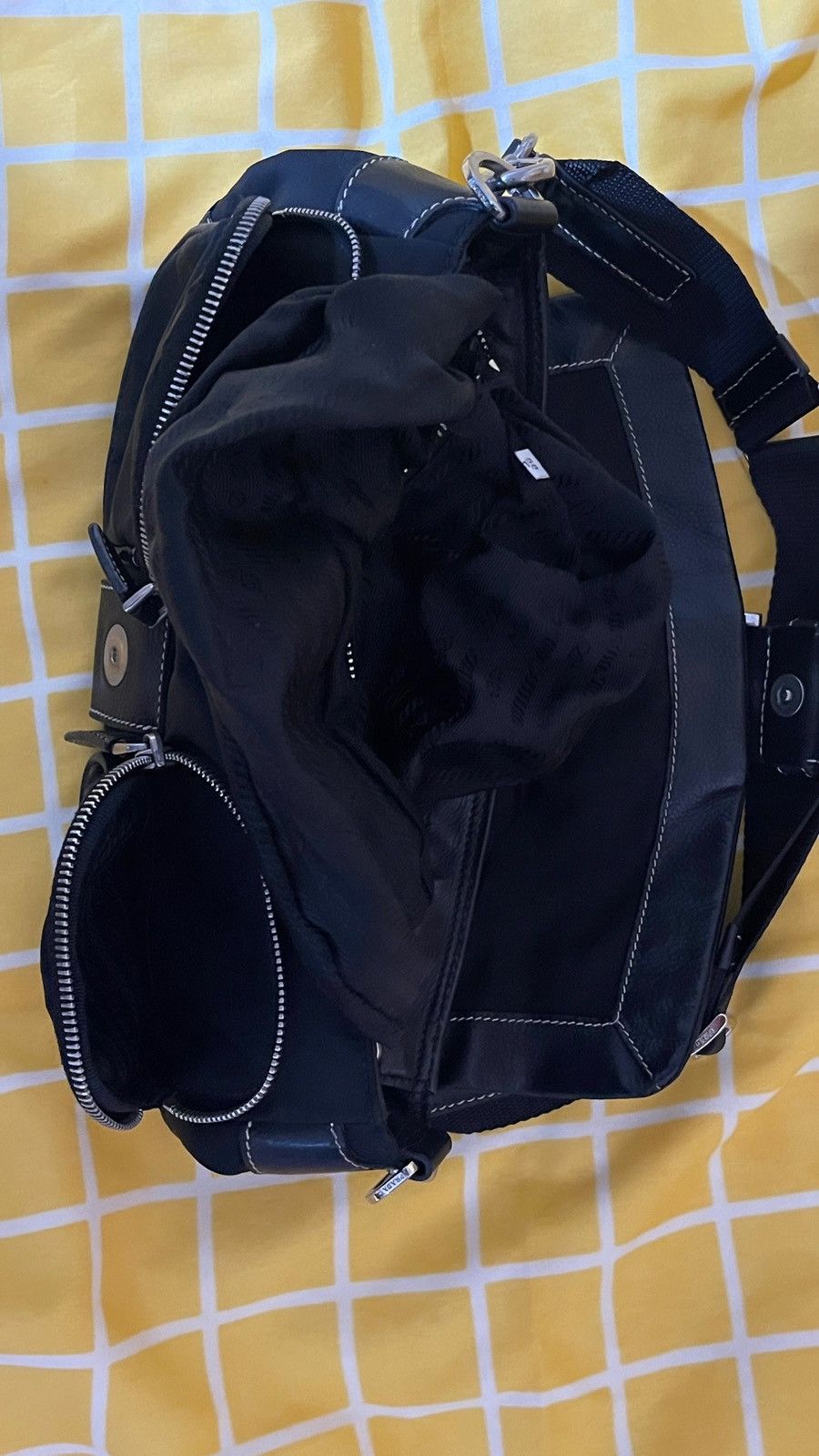 Prada Prada Tessuto Nylon Buckle Baguette Size ONE SIZE - 16 Thumbnail