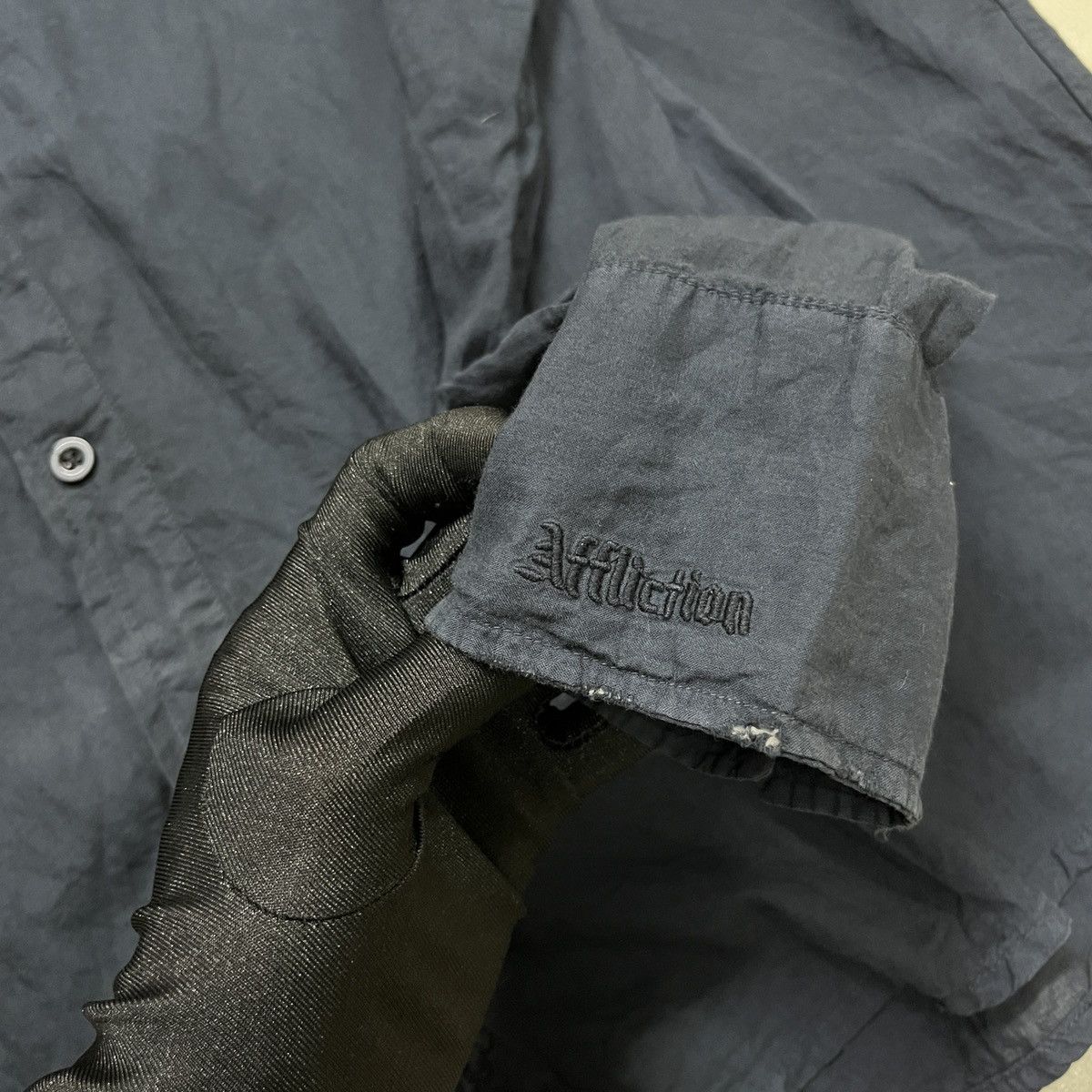 Affliction × Vintage Rare Affliction Black On Black Logo Shirt Size US L / EU 52-54 / 3 - 10 Thumbnail