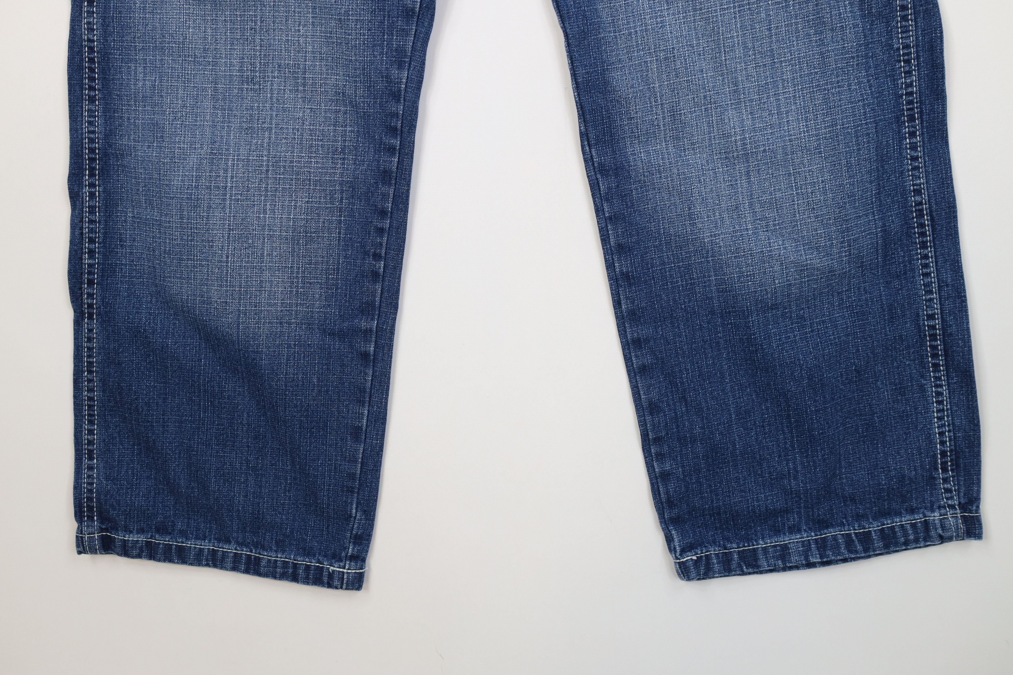 Southpole Vintage 90s Y2K Southpole Wide Leg Denim Jeans Blue Cotton Size US 34 / EU 50 - 4 Thumbnail