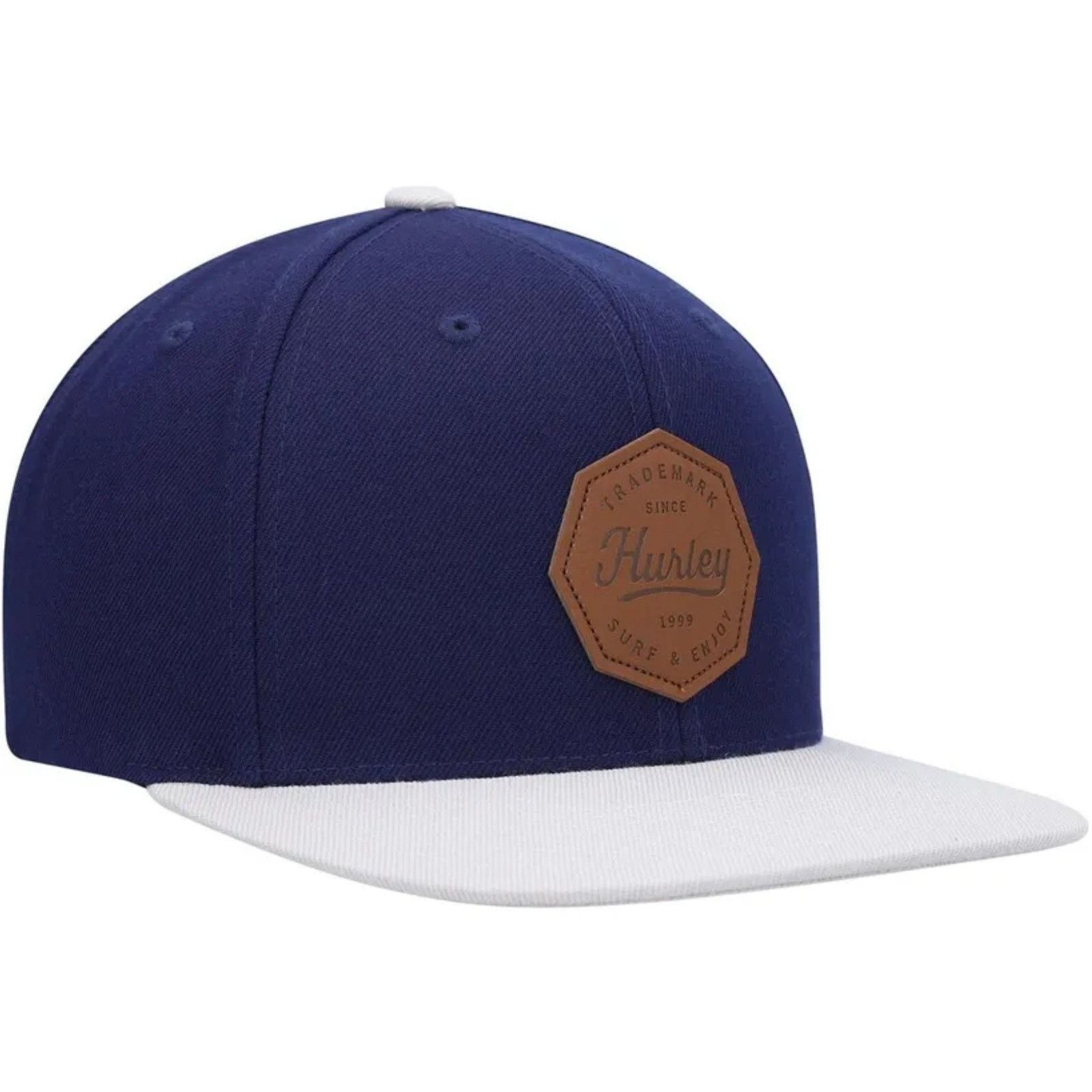 Hurley Hurley Men's Snapback Hat Tahoe Leather Patch Cap Size ONE SIZE - 3 Thumbnail