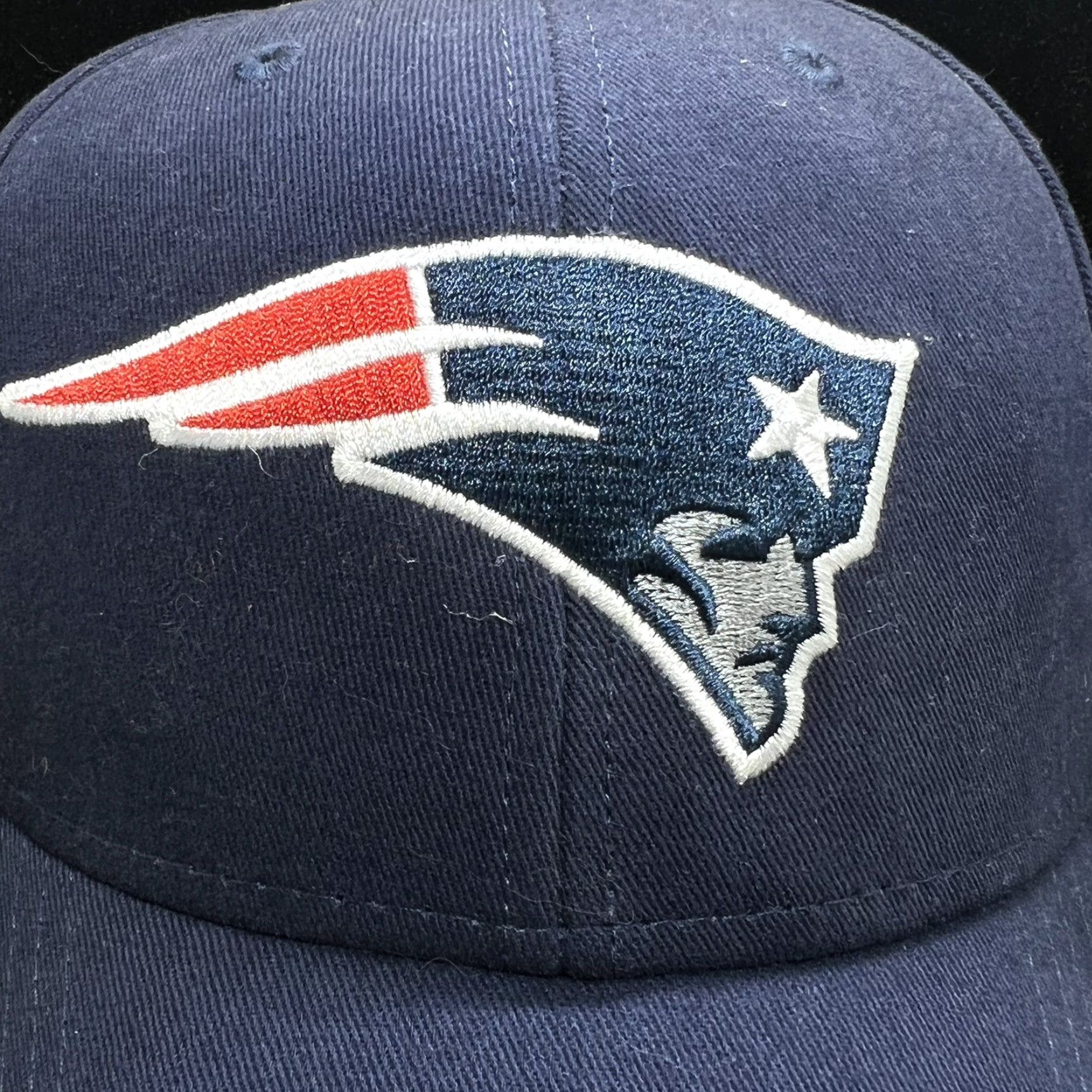 NFL NFL Team New England Patriots Blue Logo Adjustable One Size Hat Baseball Cap Size ONE SIZE - 2 Thumbnail