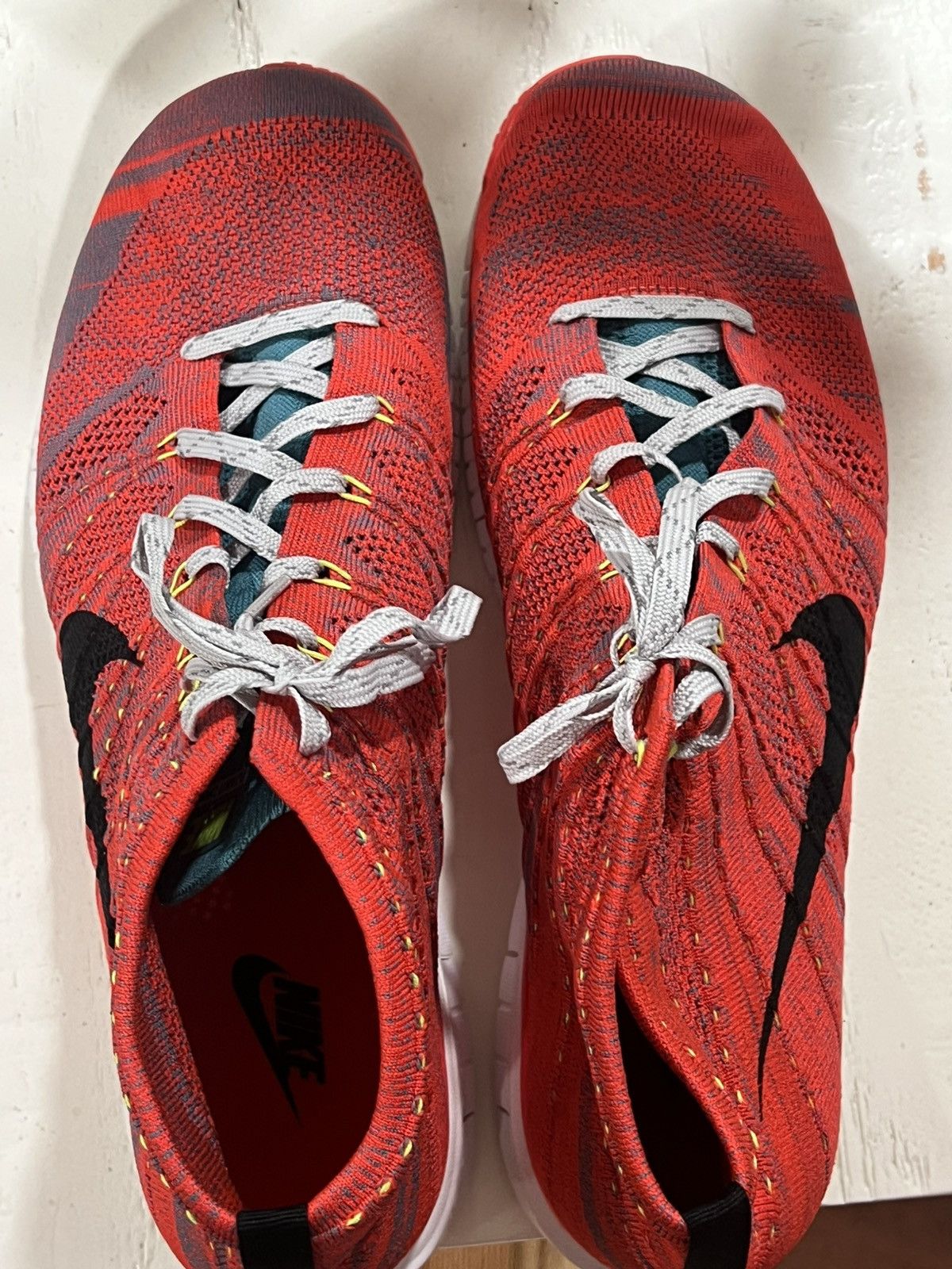 Nike Nike Free FlyKnit Chukka “Bright Crimson” Size US 14 / EU 47 - 4 Thumbnail