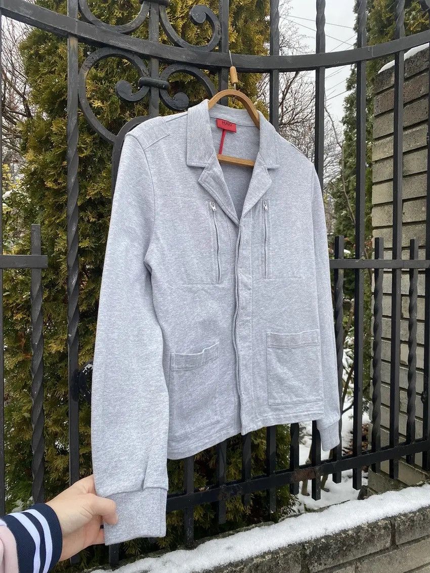 Hugo Boss × Vintage Vintage Hugo Boss Grey Jacket Women Size M / US 6-8 / IT 42-44 - 4 Thumbnail