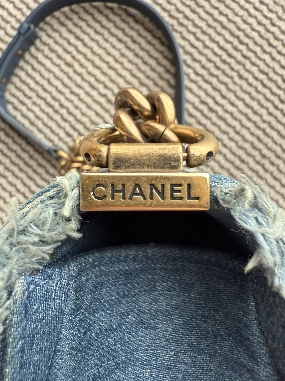 Chanel Chanel 2013 Paris Dallas denim patchwork Boy bag Size ONE SIZE - 7 Thumbnail