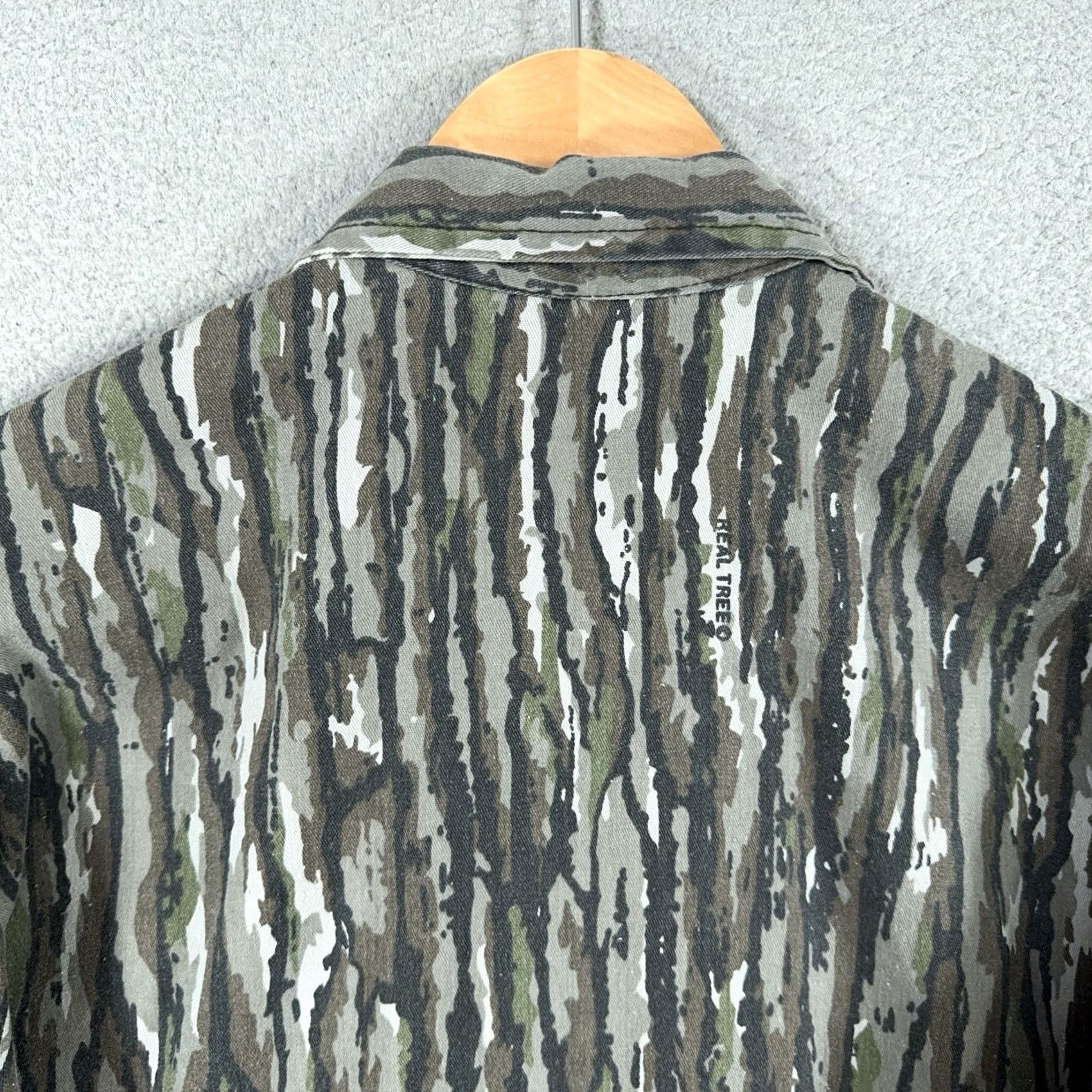 Realtree VINTAGE Liberty Camo Jacket Large Chore Coat RealTree Shacket Made USA Mens Size US L / EU 52-54 / 3 - 7 Thumbnail