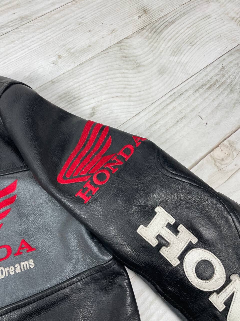 Honda Vintage Honda Racing Leather Motorcycle Jacket Moto Size US XS / EU 42 / 0 - 10 Thumbnail