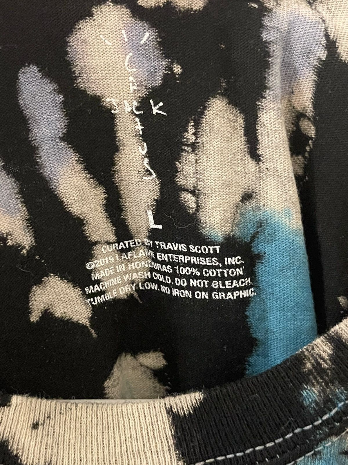 Travis Scott Tie Dye Travis Scott Highest in the Room tee Size US L / EU 52-54 / 3 - 3 Thumbnail
