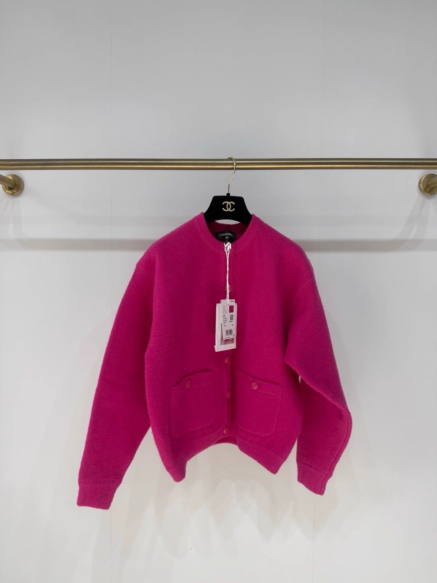 Chanel Chanel oversized wool knit thick jacket Size XS / US 0-2 / IT 36-38 - 1 Thumbnail