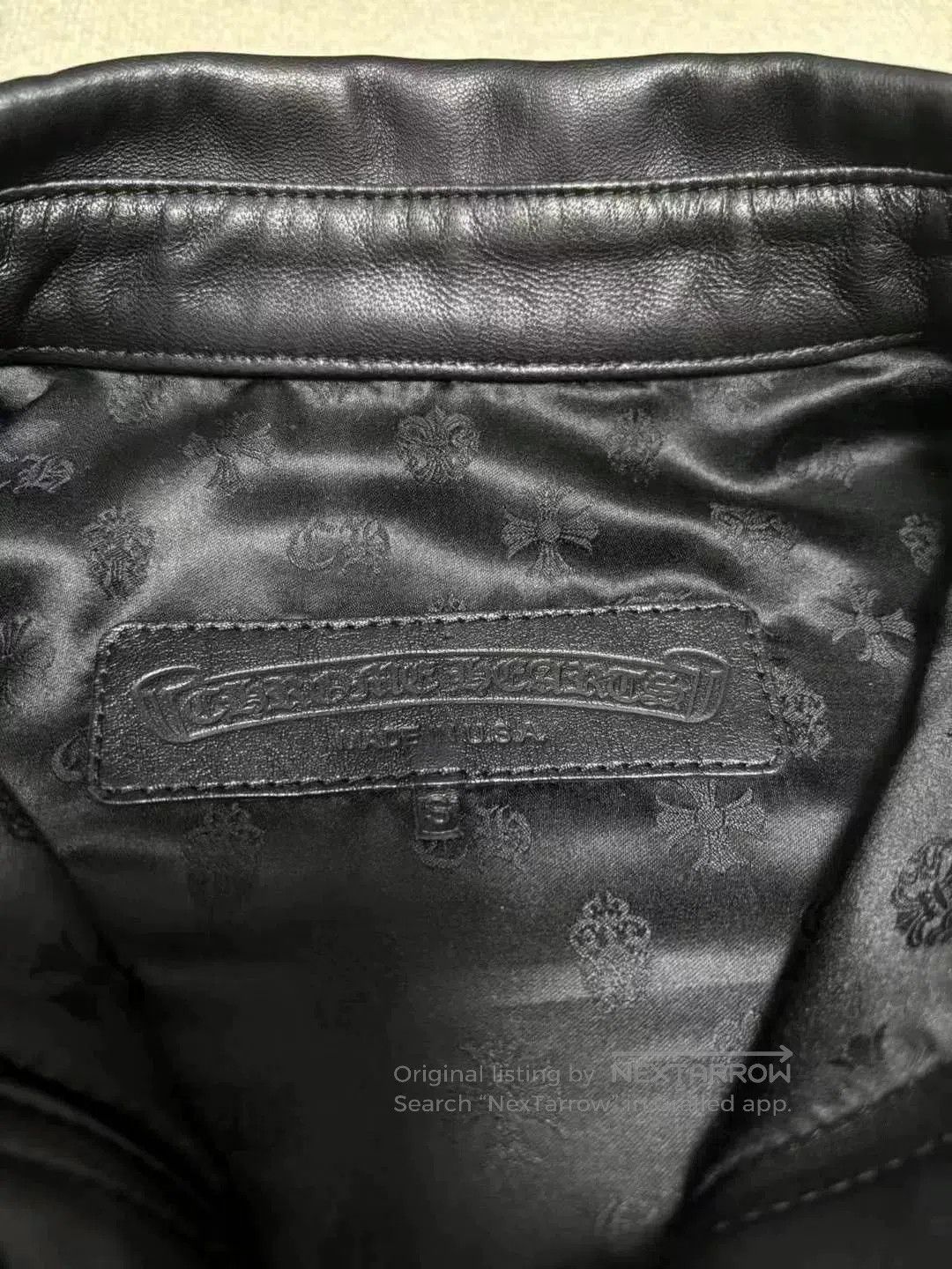 Chrome Hearts chrome hearts black leather work dog jacket. Size US S / EU 44-46 / 1 - 4 Thumbnail
