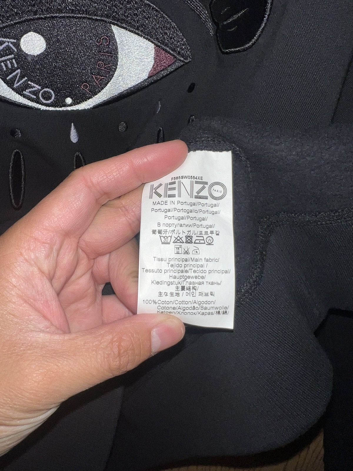 Kenzo Kenzo Evil Eye Crewneck Sz XL Fits Like Sz Medium Size US XL / EU 56 / 4 - 3 Thumbnail