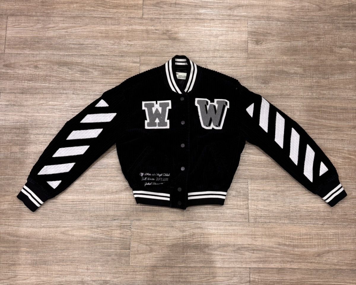 Off-White Off-White Conduroy Black Jacket Size XS / US 0-2 / IT 36-38 - 1 Thumbnail