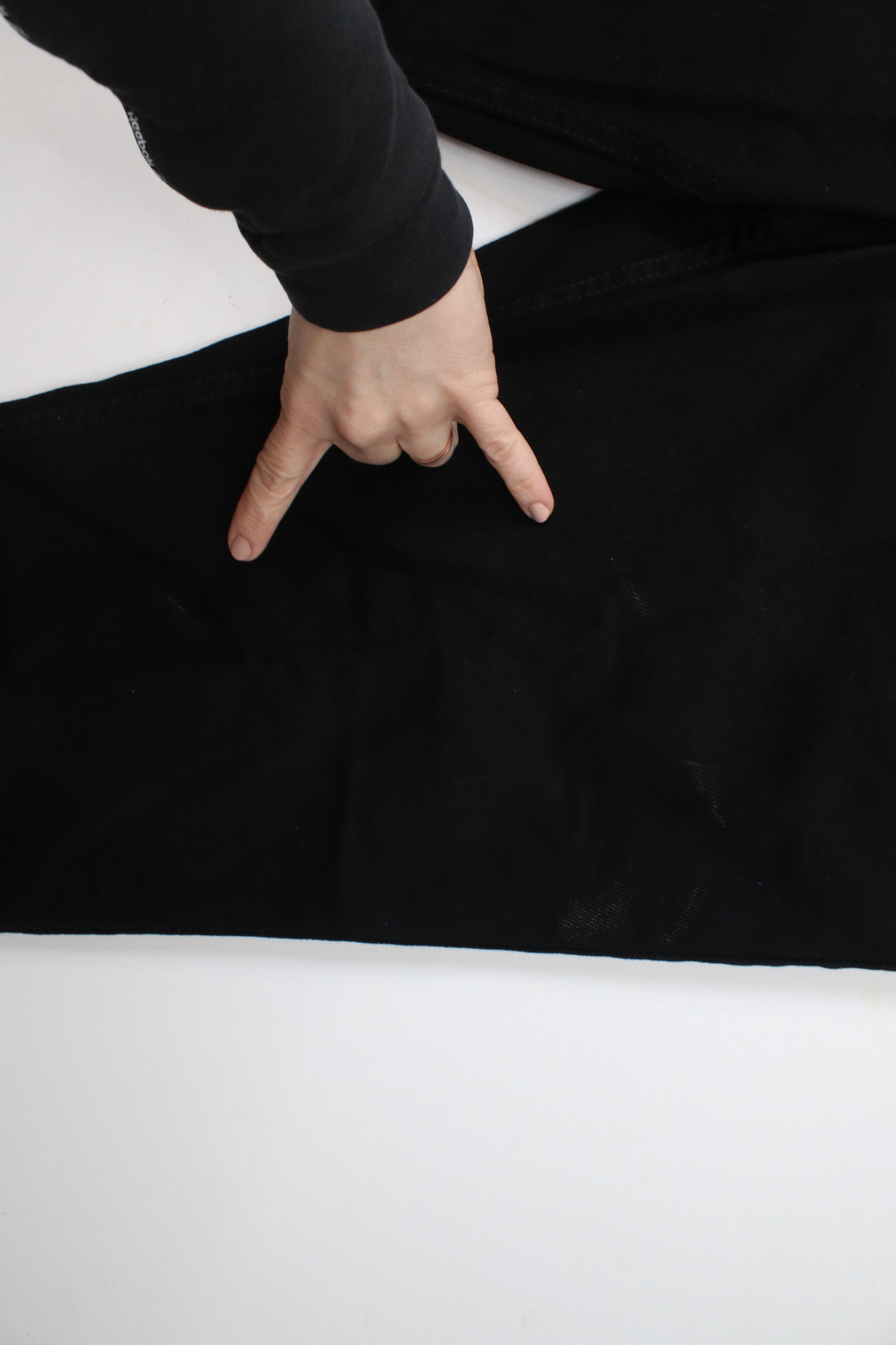 L.L. Bean × Vintage Vintage LL Bean Classic Fit Straight Leg Denim Jeans Black Size US 38 / EU 54 - 5 Thumbnail