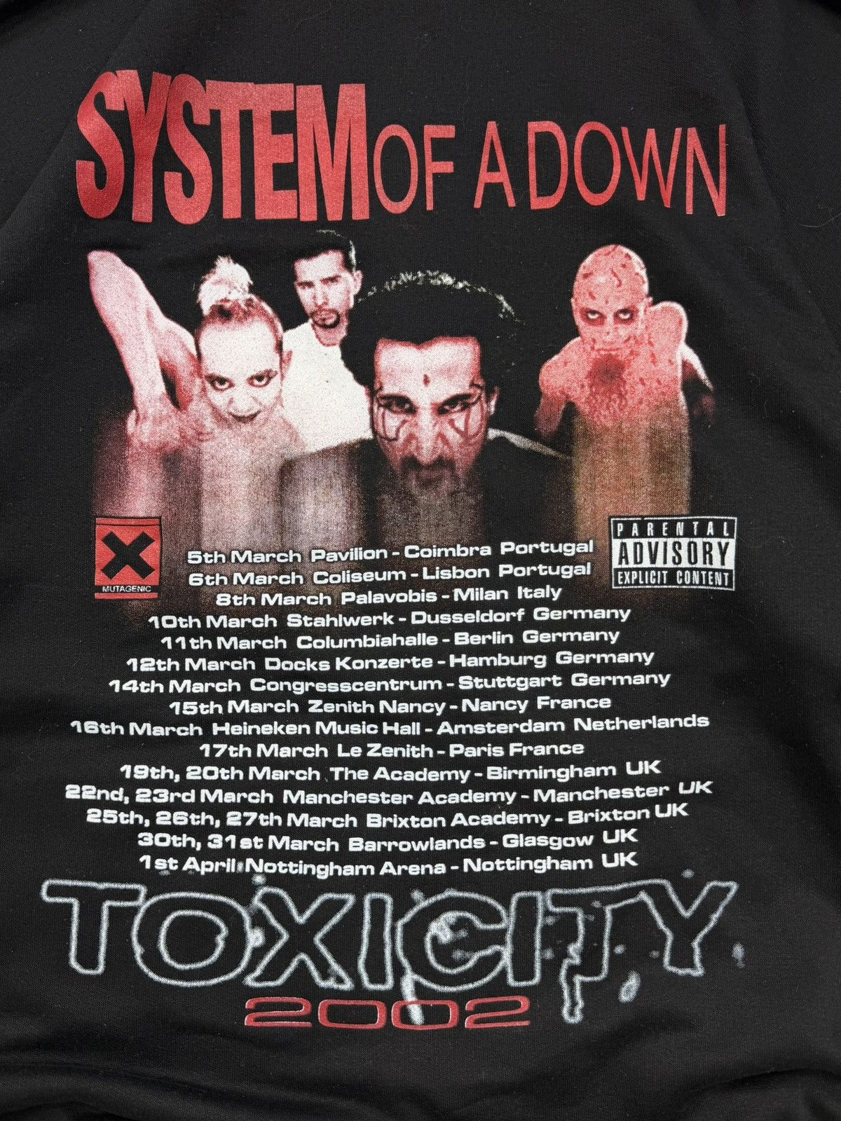 Other Very Rare System Of A Down 2002 Toxiciti Vintage Hoodie Size US XL / EU 56 / 4 - 4 Thumbnail