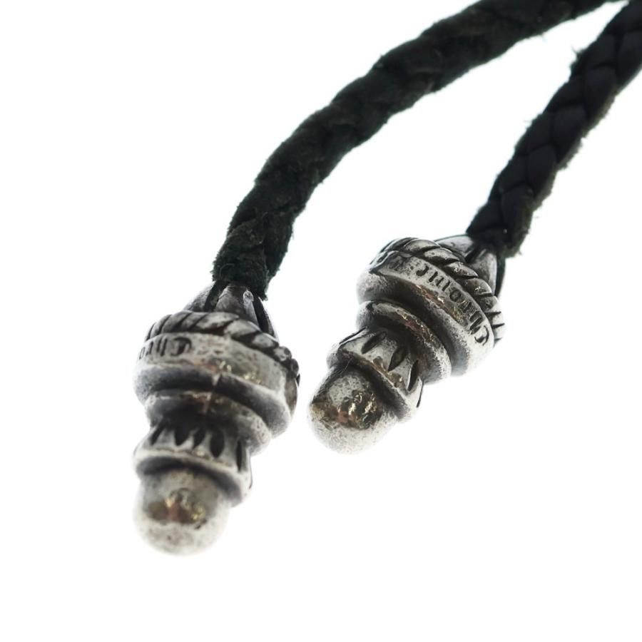 Chrome Hearts Chrome Hearts Large Cross Pendant with Leather Braid Size ONE SIZE - 4 Thumbnail