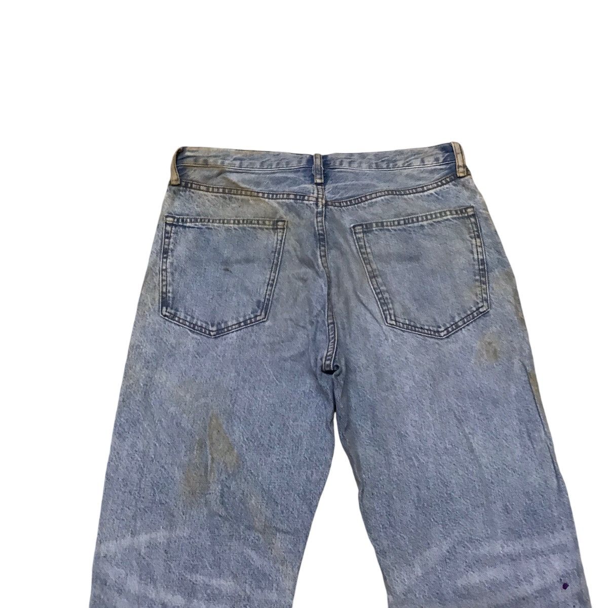 14th Addiction VINTAGE GU ART DISTRESSED DENIM PANTS Size US 30 / EU 46 - 9 Thumbnail