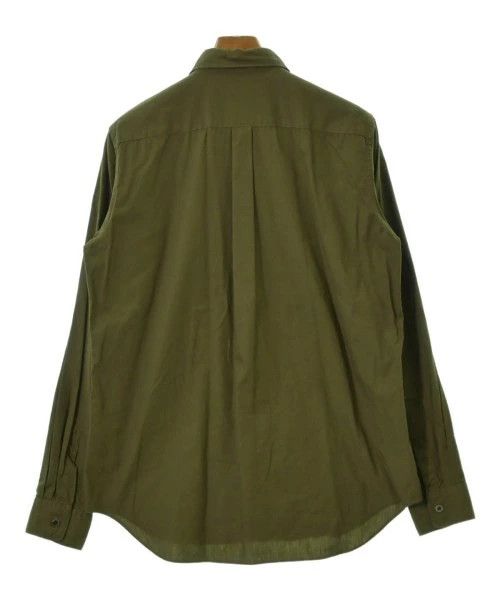 Comme des Garcons Black Shirt Long Sleeve Plain Button Up Chest Pocket Khaki Size US L / EU 52-54 / 3 - 2 Thumbnail
