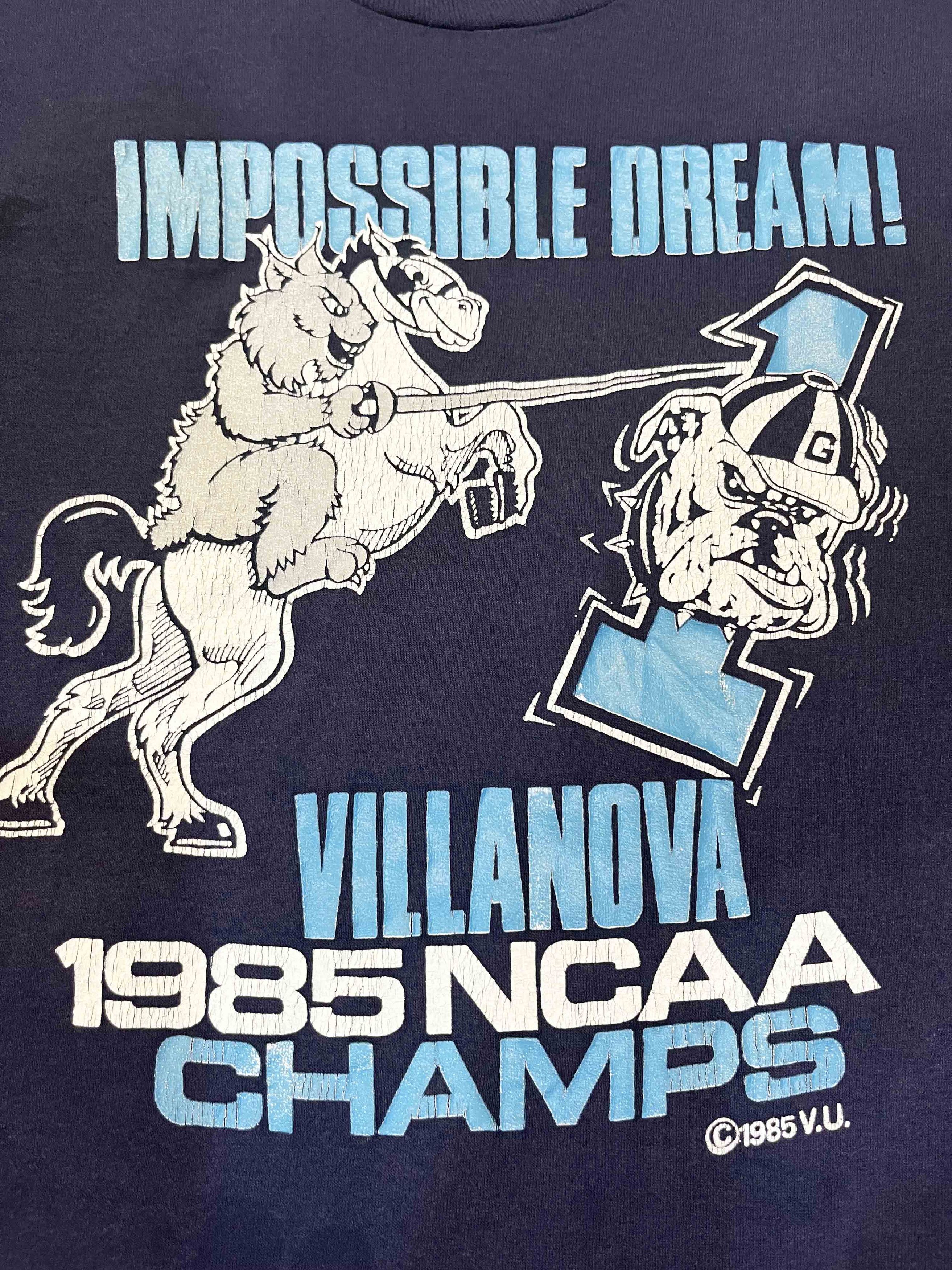 Logo 7 × Vintage Vintage Logo 7 1985 NCAA Champs Villanova Wildcats T-Shirt Size US L / EU 52-54 / 3 - 2 Thumbnail