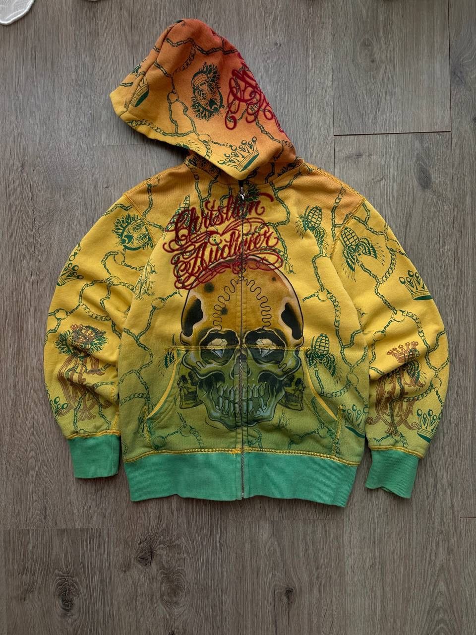 Christian Audigier × Ed Hardy × Vintage Vintage Ed Hardy Christian Audigier Hoodie Size US S / EU 44-46 / 1 - 5 Thumbnail