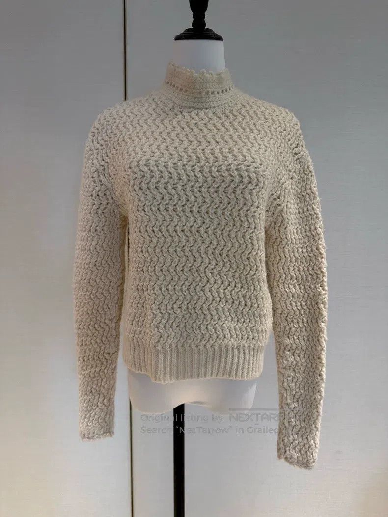 Dior Dior Cashmere hollow knitted sweater Size XS / US 0-2 / IT 36-38 - 1 Thumbnail