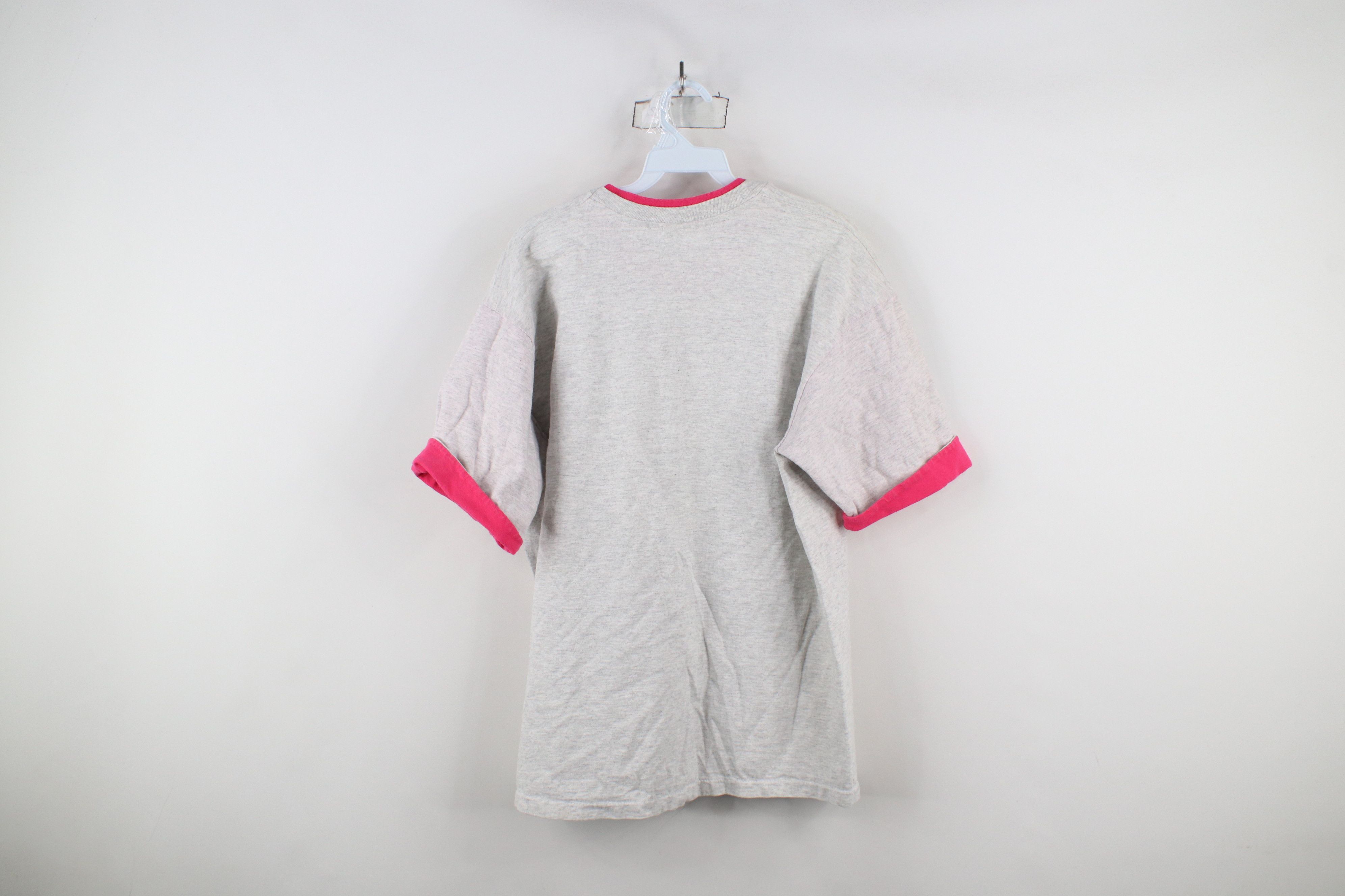 Vintage Vintage 90s Streetwear Nature Hummingbird Flower T-Shirt USA Size XL / US 12-14 / IT 48-50 - 12 Thumbnail