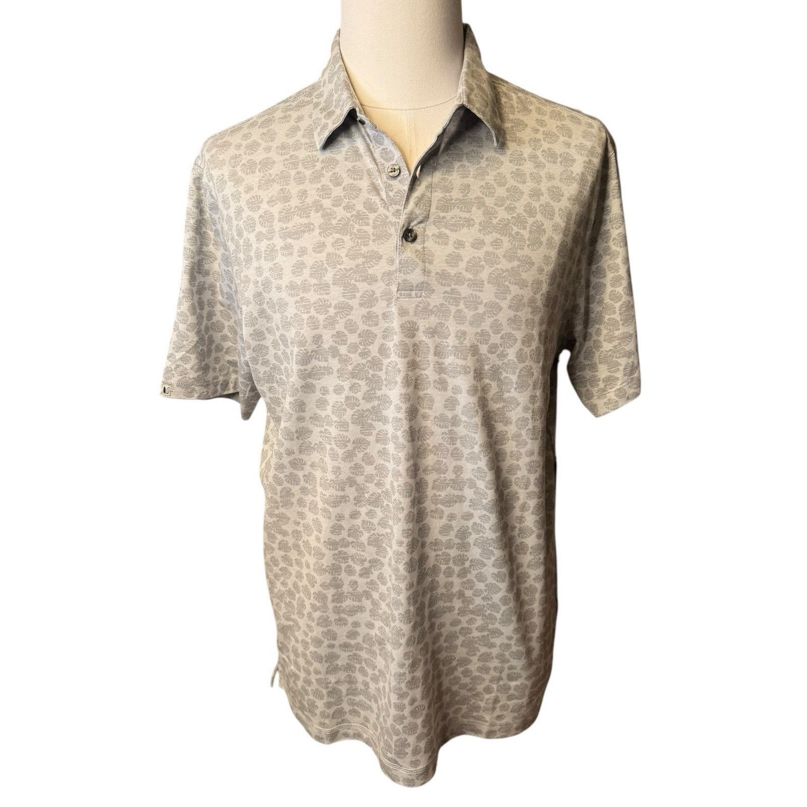 Other Linksoul NEW Golf Large Palm Leaves Polo Shirt Stretch Size US L / EU 52-54 / 3 - 1 Thumbnail