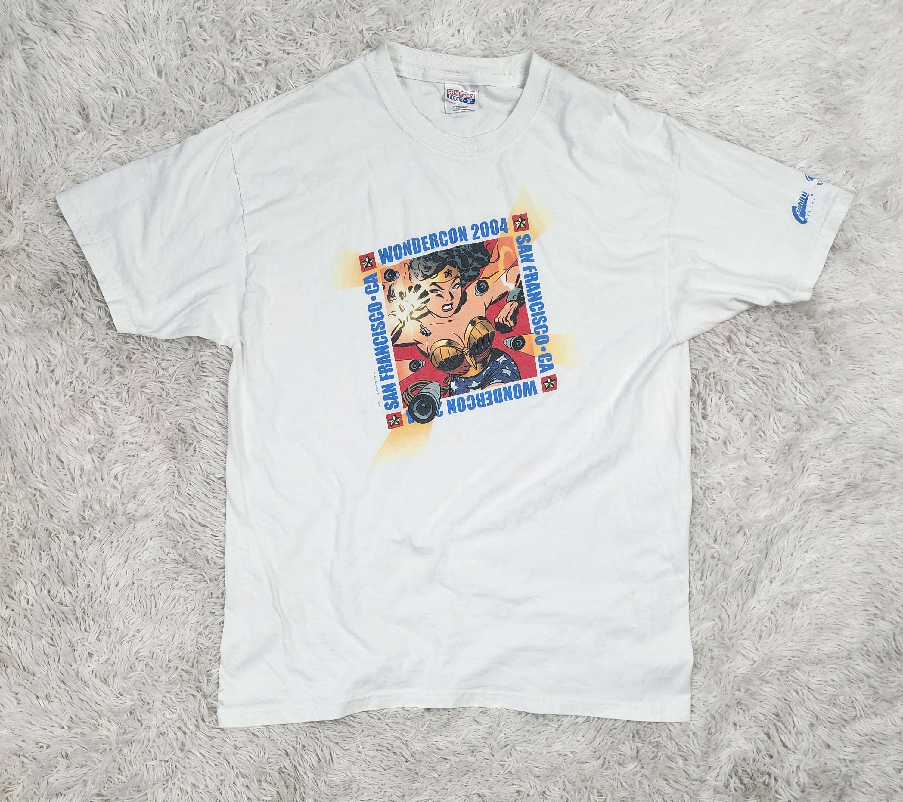 Hanes Vintage Y2K Wondercon San Francisco CA 2004 tee Size US L / EU 52-54 / 3 - 1 Thumbnail