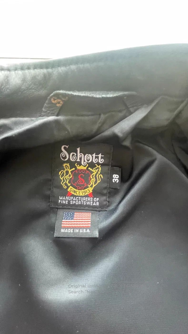 Schott Schott 603US Leather Coat Size US M / EU 48-50 / 2 - 4 Thumbnail