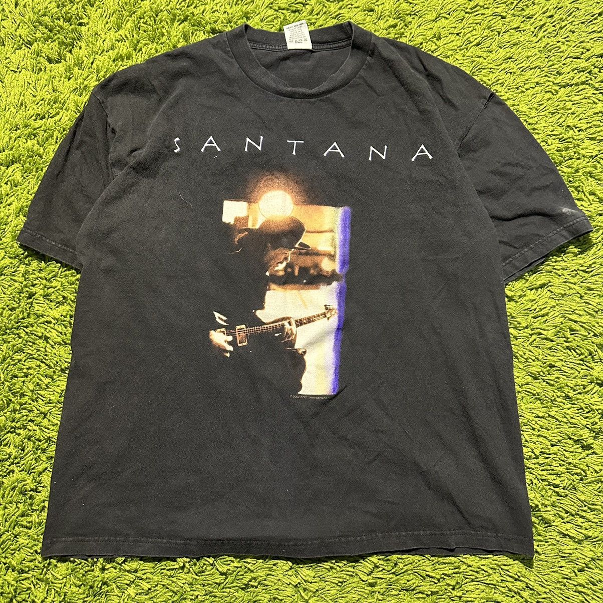 Band Tees × Vintage Carlos Santana Shaman 2002 Tour Size US XL / EU 56 / 4 - 1 Thumbnail