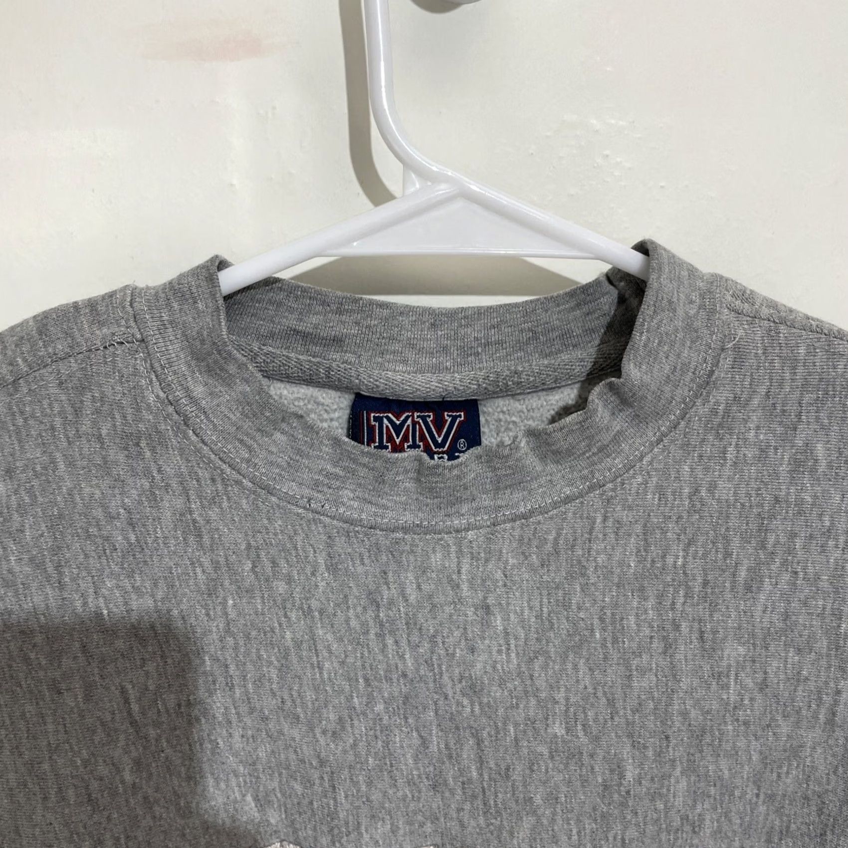Vintage VINTAGE Grey Sweatshirt MV Sport Pro Weave Small Pullover Crewneck Size US S / EU 44-46 / 1 - 4 Thumbnail