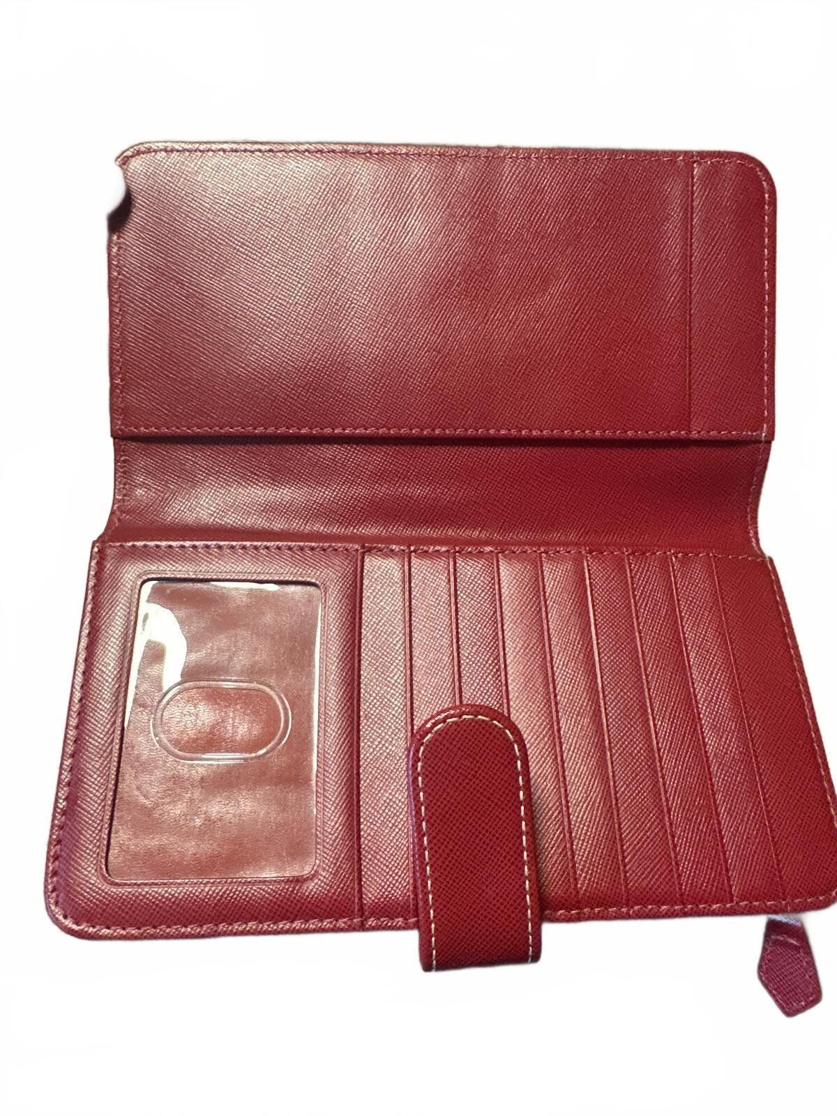 Dooney & Bourke Dooney & Bourke Vintage Signature Wallet with Red Leather Size ONE SIZE - 3 Thumbnail