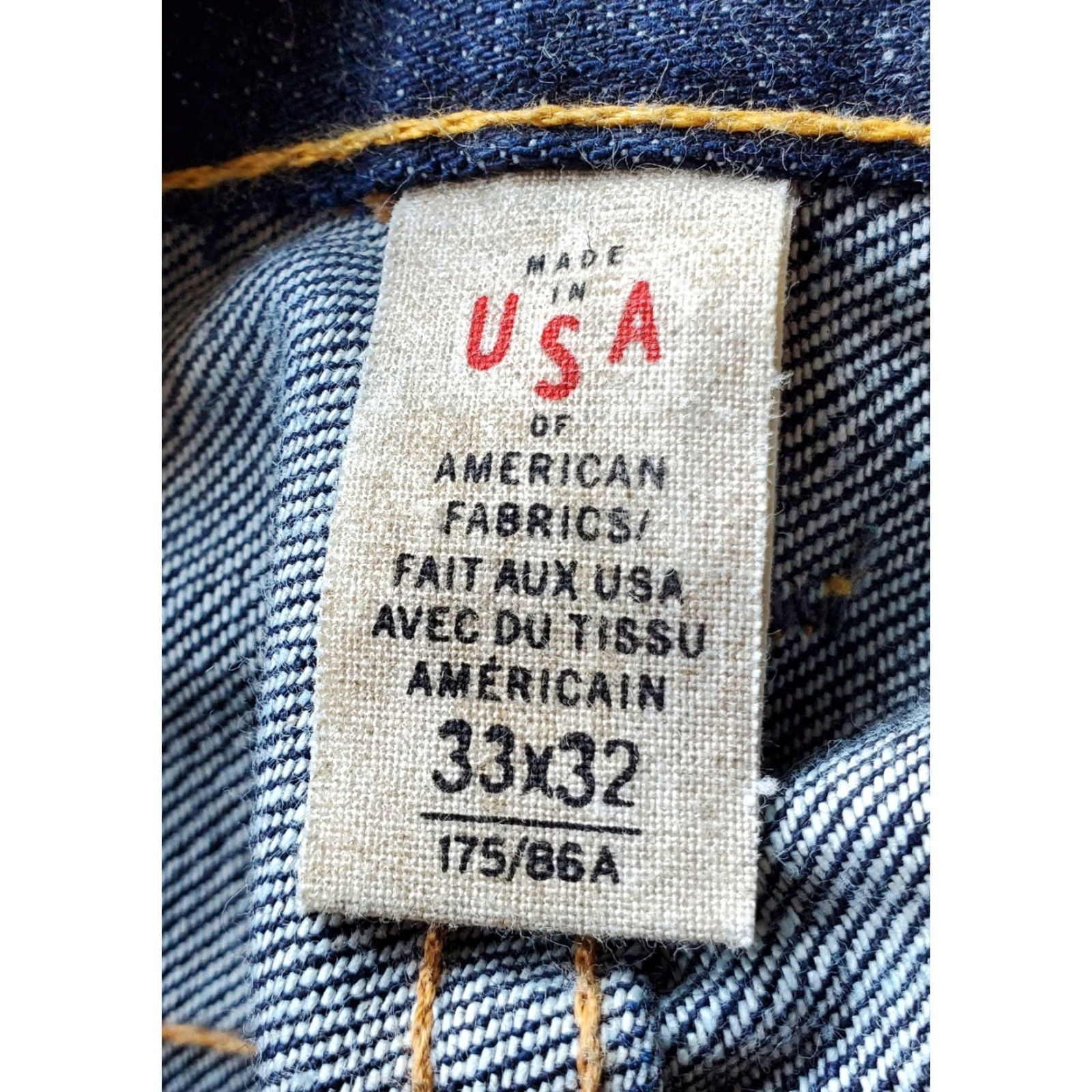 Ralph Lauren RRL Jeans Ralph Lauren Slim Fit Selvedge Mens 36 x 34 Actual Blue Straight 33 x 32 34 Inseam Blue Mens Size US 36 / EU 52 - 2 Thumbnail