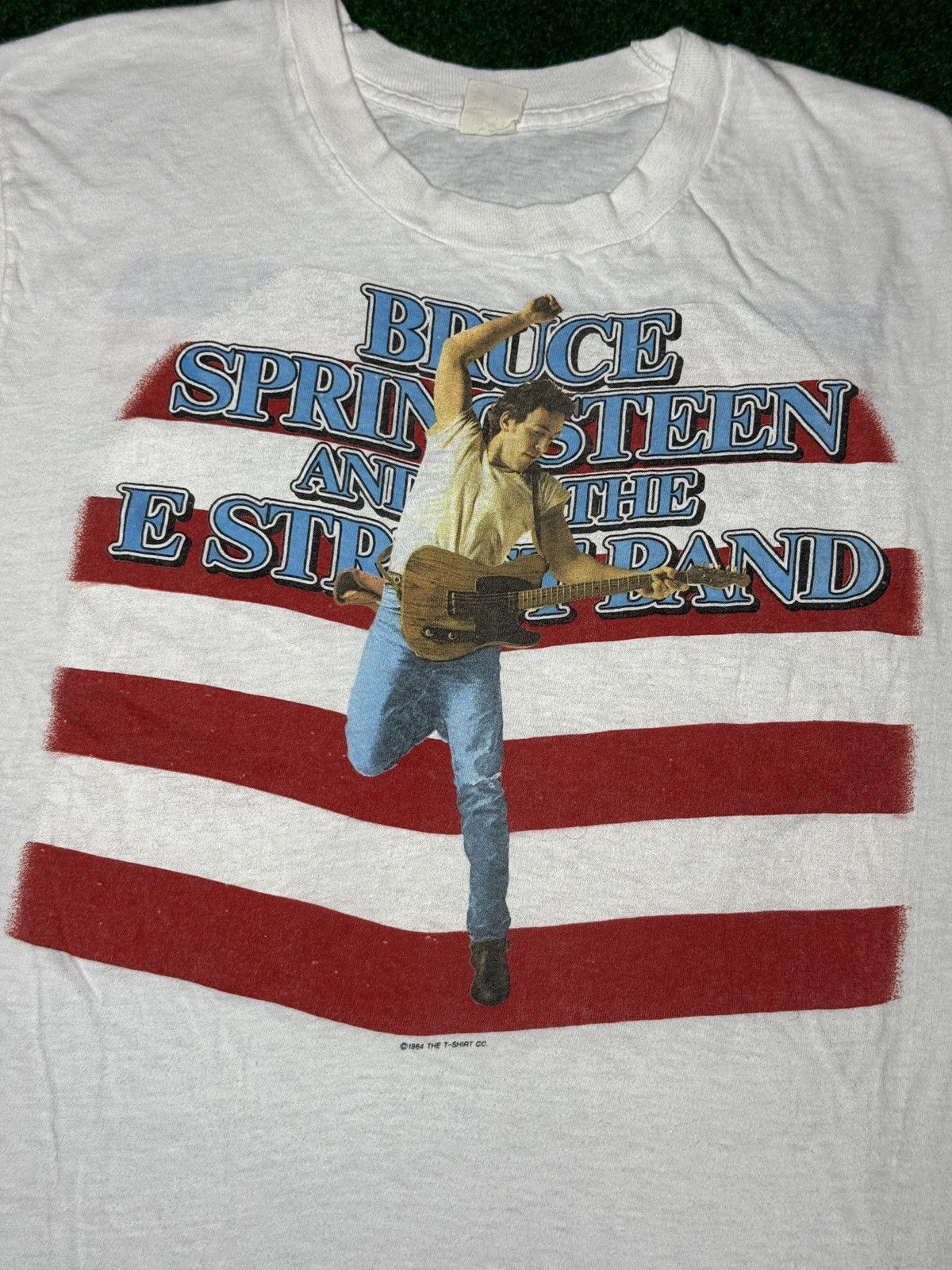 Band Tees × Vintage 80s Bruce Springsteen Born In The USA Tour Sleevless Shirt Size US M / EU 48-50 / 2 - 2 Thumbnail