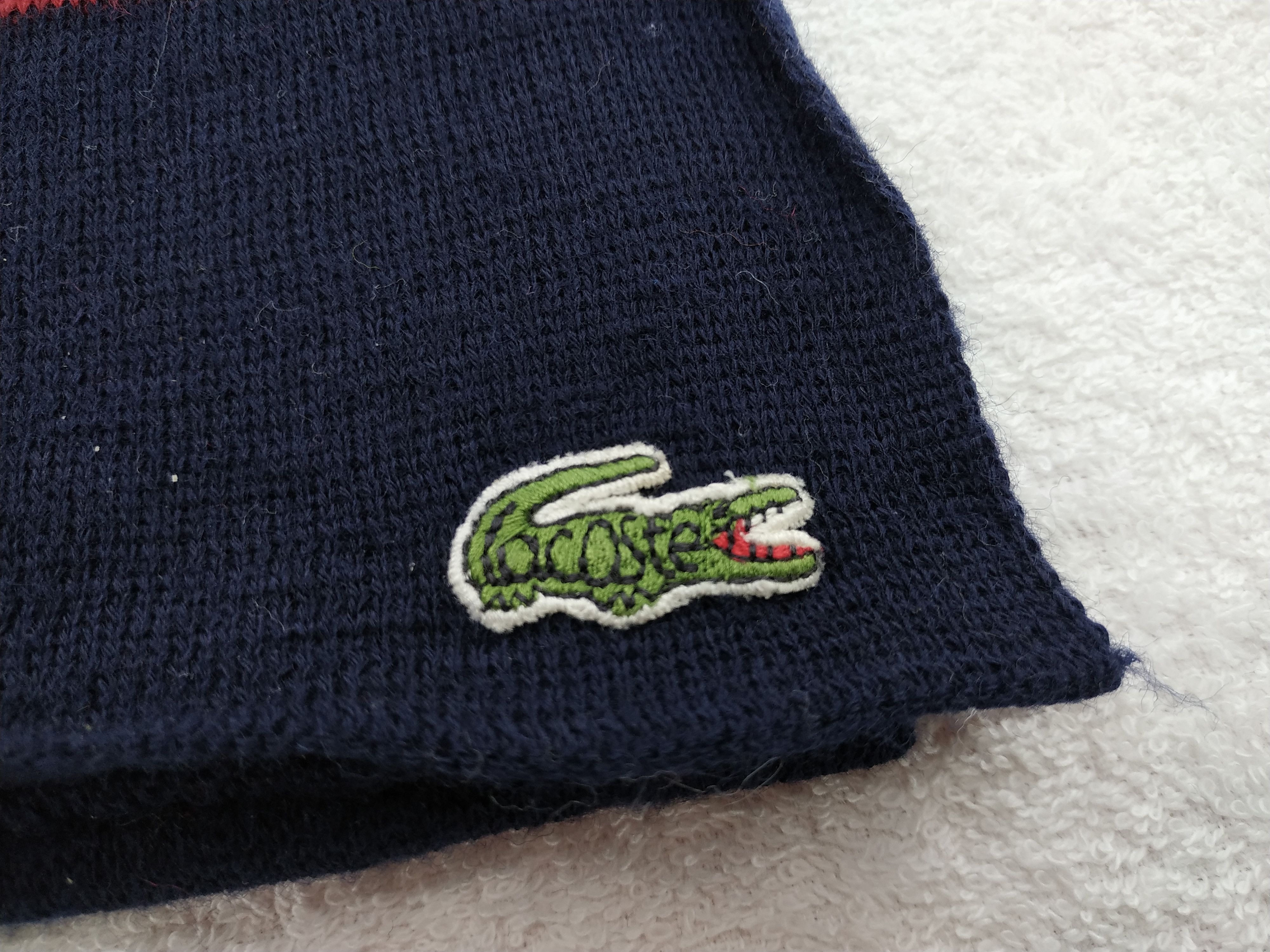 Lacoste Vintage Lacoste Scarf/Muffler/Neckwear MF056 Size ONE SIZE - 5 Thumbnail