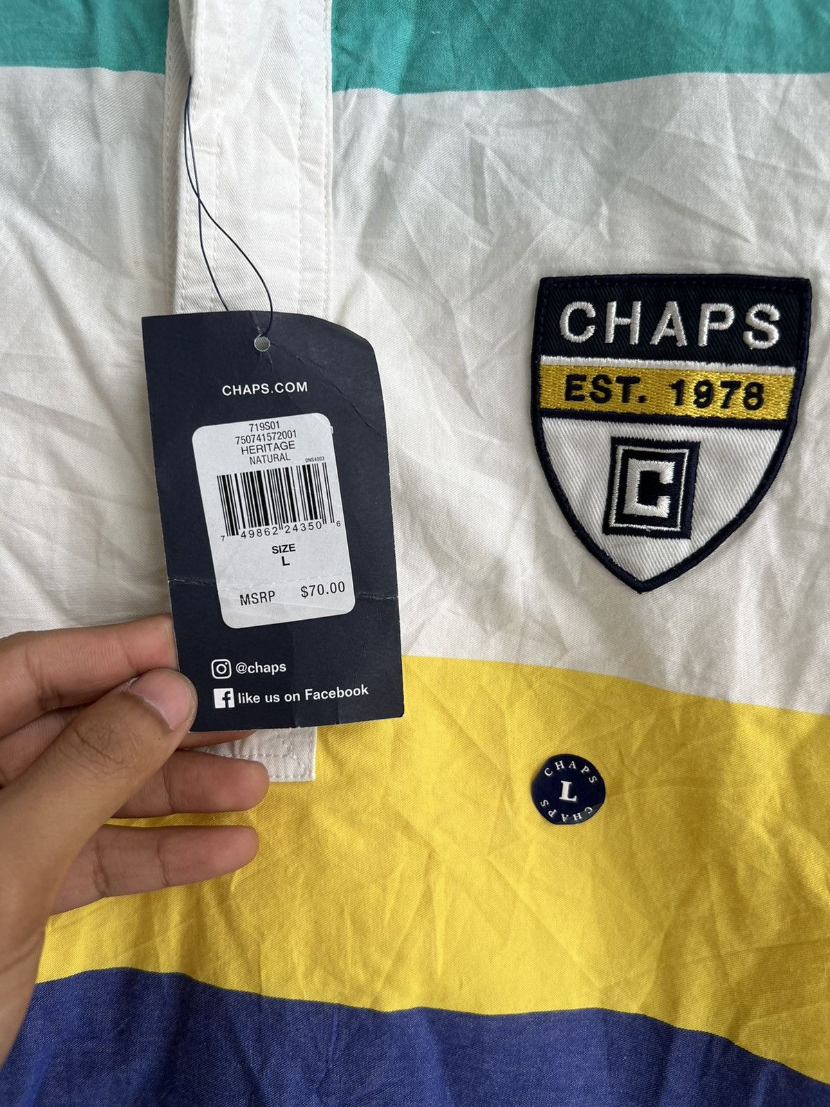 Hudsons Bay × Lo Life × Polo Ralph Lauren NWT Ralph Lauren Hudson Bays Striped Heritage Rugby Shirt Size US L / EU 52-54 / 3 - 6 Thumbnail