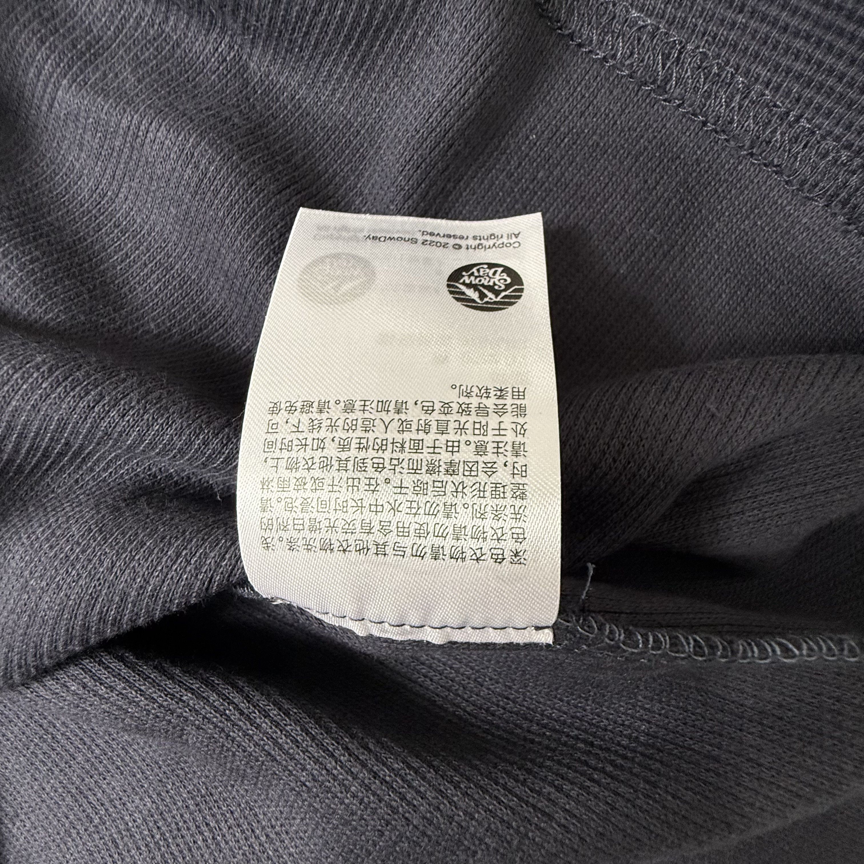 Snowday SnowDay Mens XXL Raglan Thermal Waffle Knit Shirt Navy Blue Size US XL / EU 56 / 4 - 7 Thumbnail