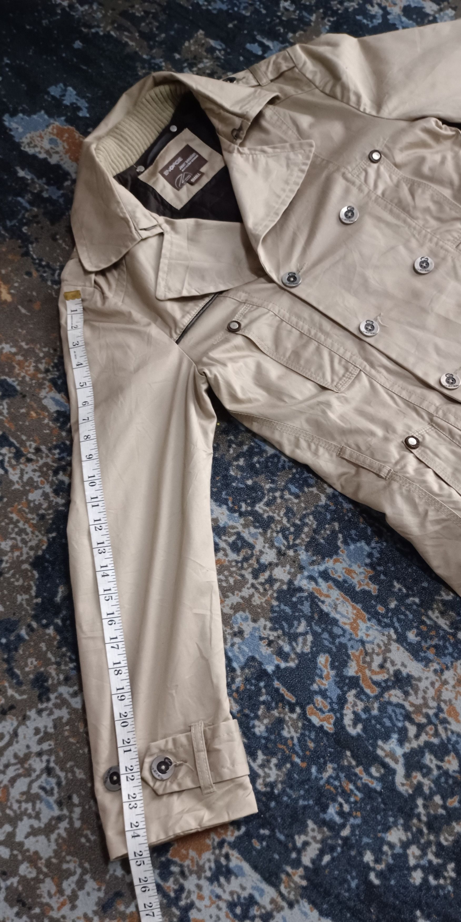 Energie Energie Trench Cout Double Breast ifsixwasnine lgb style Size US M / EU 48-50 / 2 - 16 Thumbnail