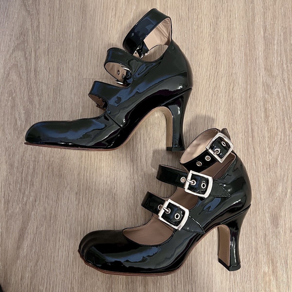 靴 Vivienne Westwood ANIMALTOE 3STRAPS UK4 Animal Toe Three-Strap Shoe